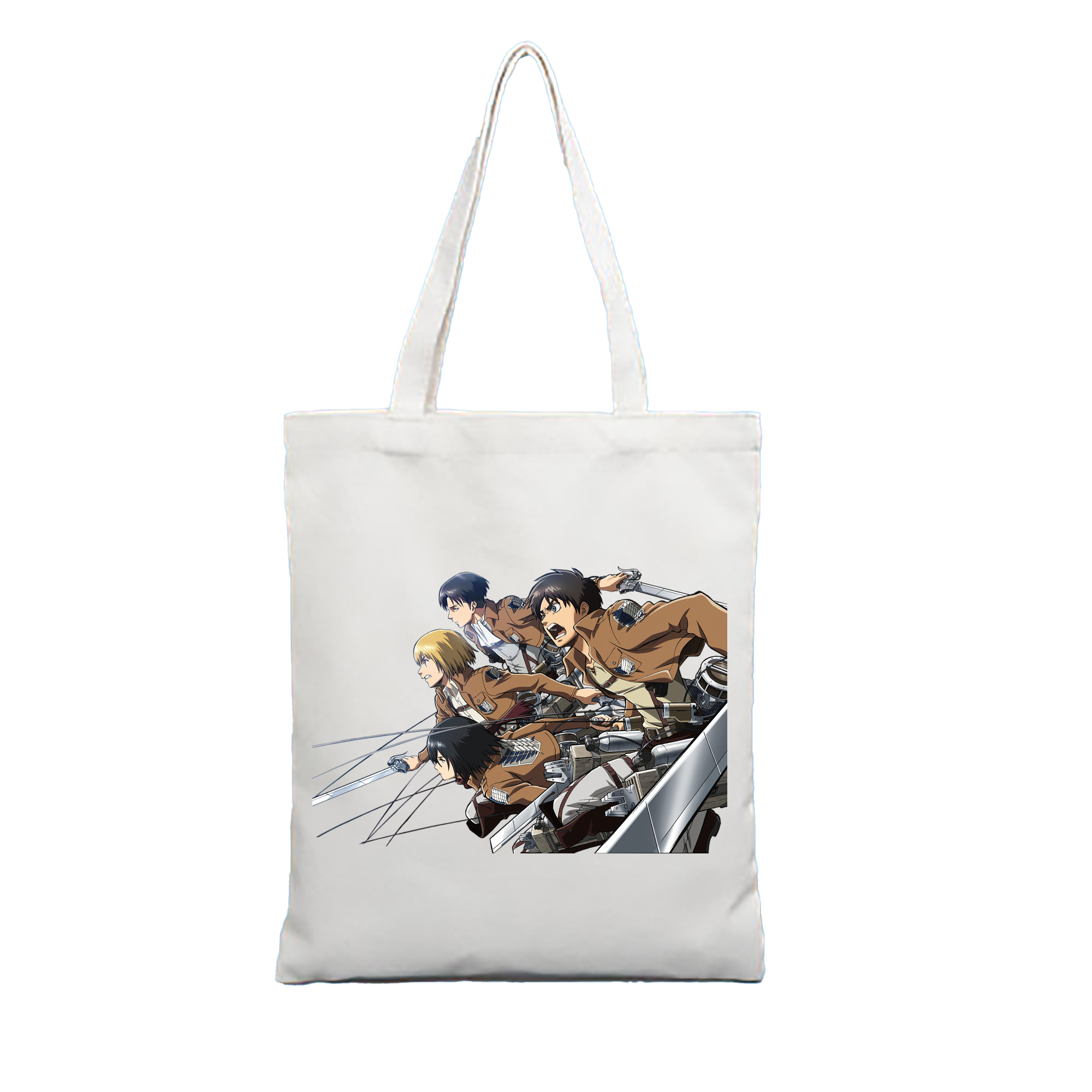 （画像用） 進撃の巨人 Attack on Titan 縦型キャンバス生地手提げバッグ　トートバッグ