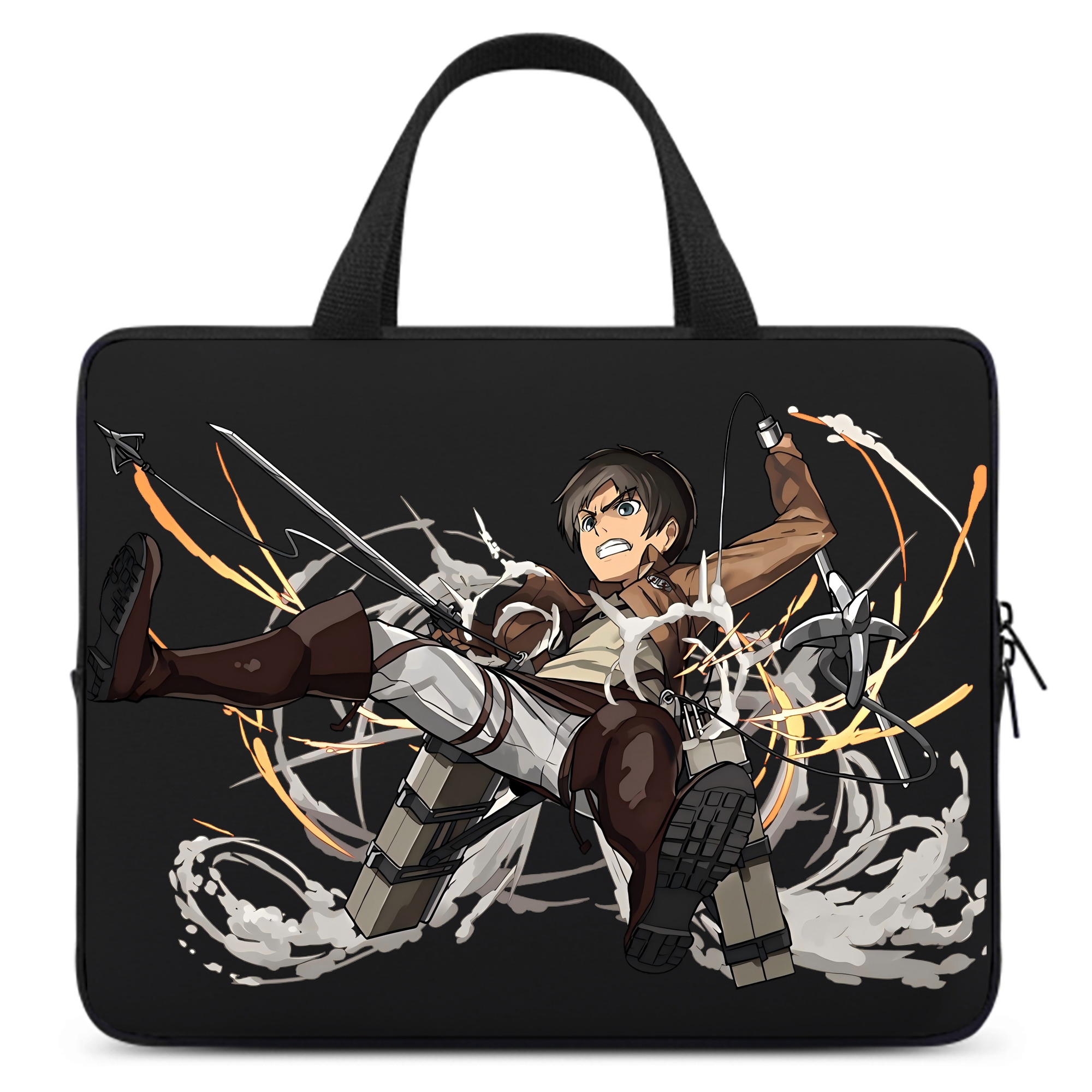 （画像用） 進撃の巨人 エレン･イェーガー Attack on Titan Eren Jäger 手提げノートパソコンバッグ