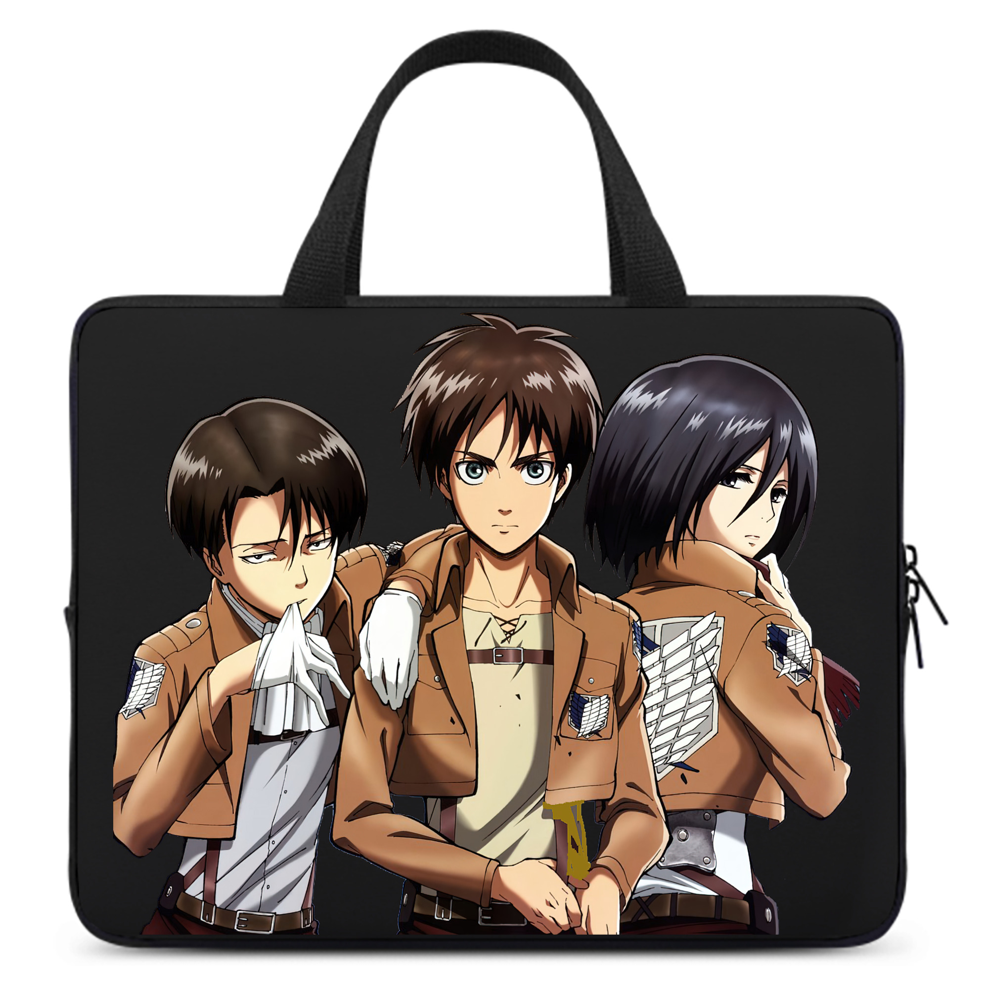 （画像用） 進撃の巨人 エレン･イェーガー Attack on Titan Eren Jäger 手提げノートパソコンバッグ