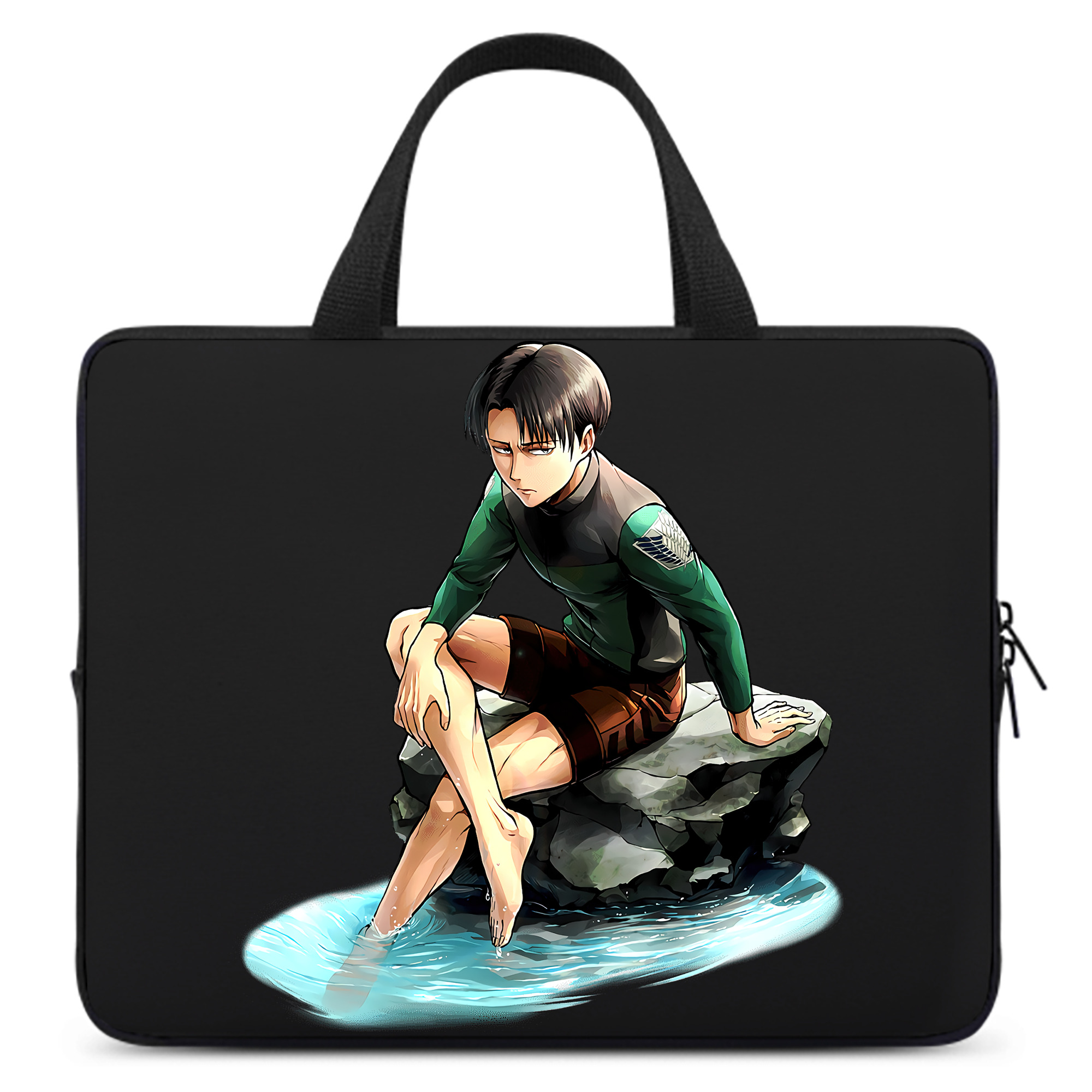 （画像用） 進撃の巨人 リヴァイ·アッカーマン Attack on Titan Levi Ackerman 手提げノートパソコンバッグ