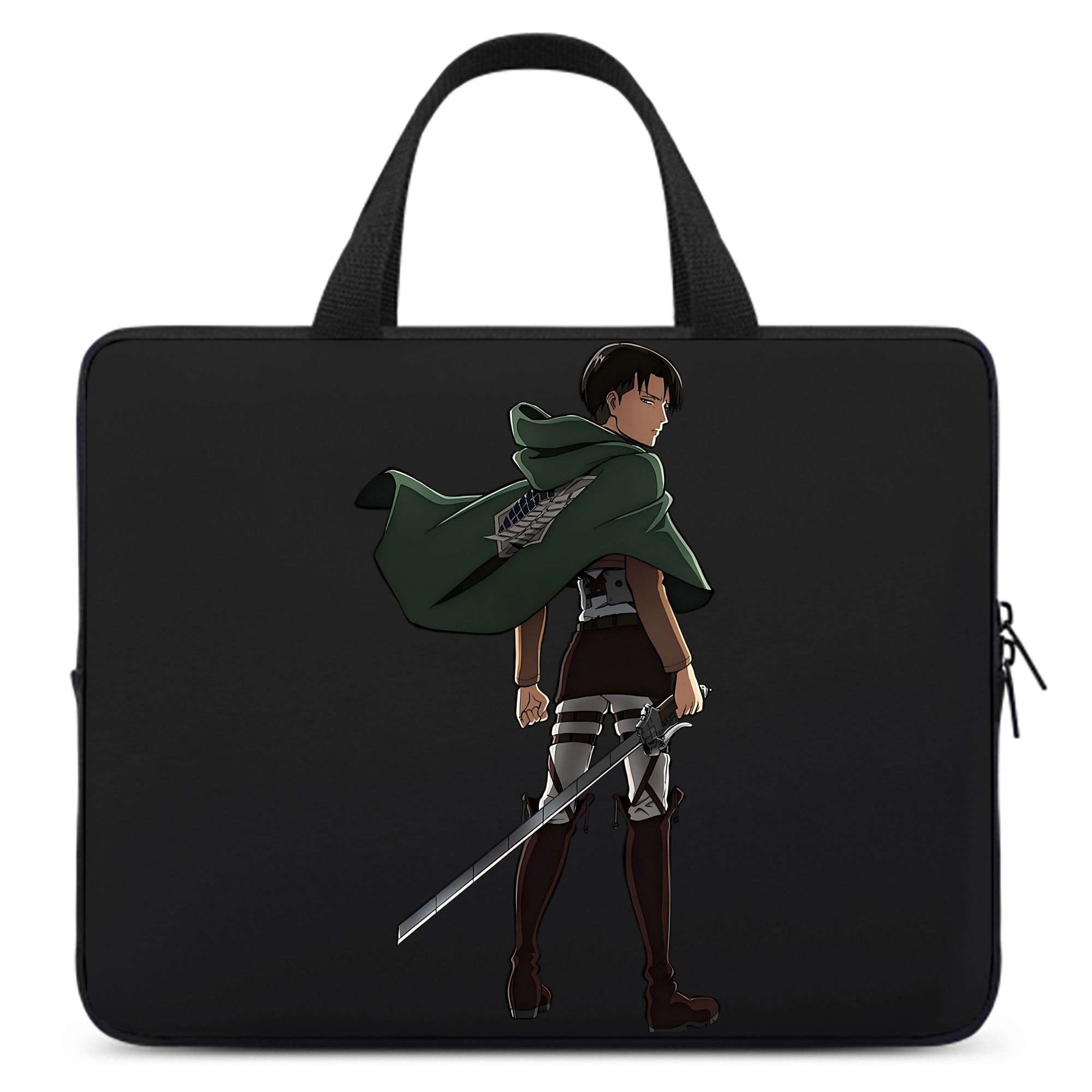 （画像用） 進撃の巨人 リヴァイ·アッカーマン Attack on Titan Levi Ackerman 手提げノートパソコンバッグ