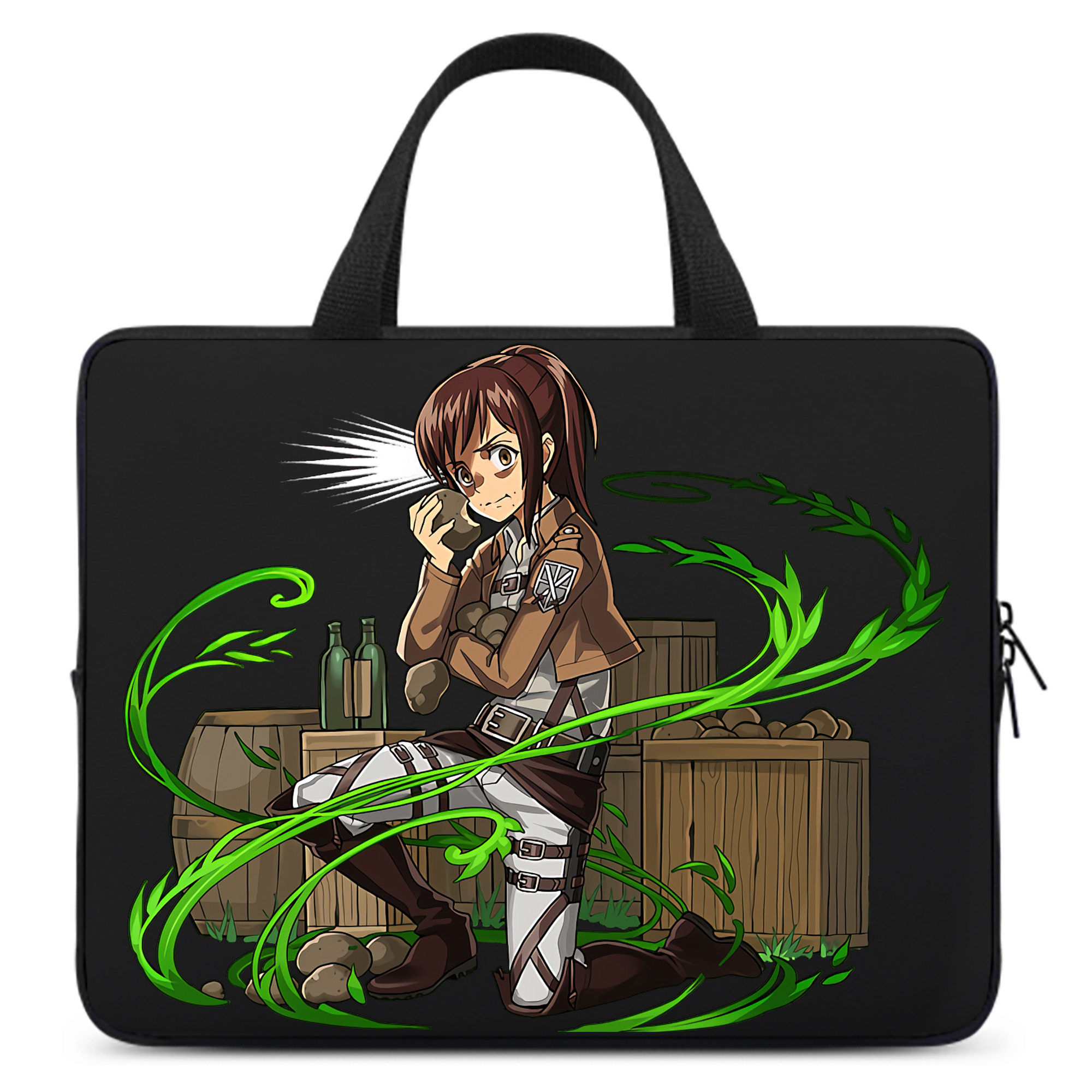 （画像用） 進撃の巨人 サシャ·ブラウス Attack on Titan Sasha Blaus 手提げノートパソコンバッグ