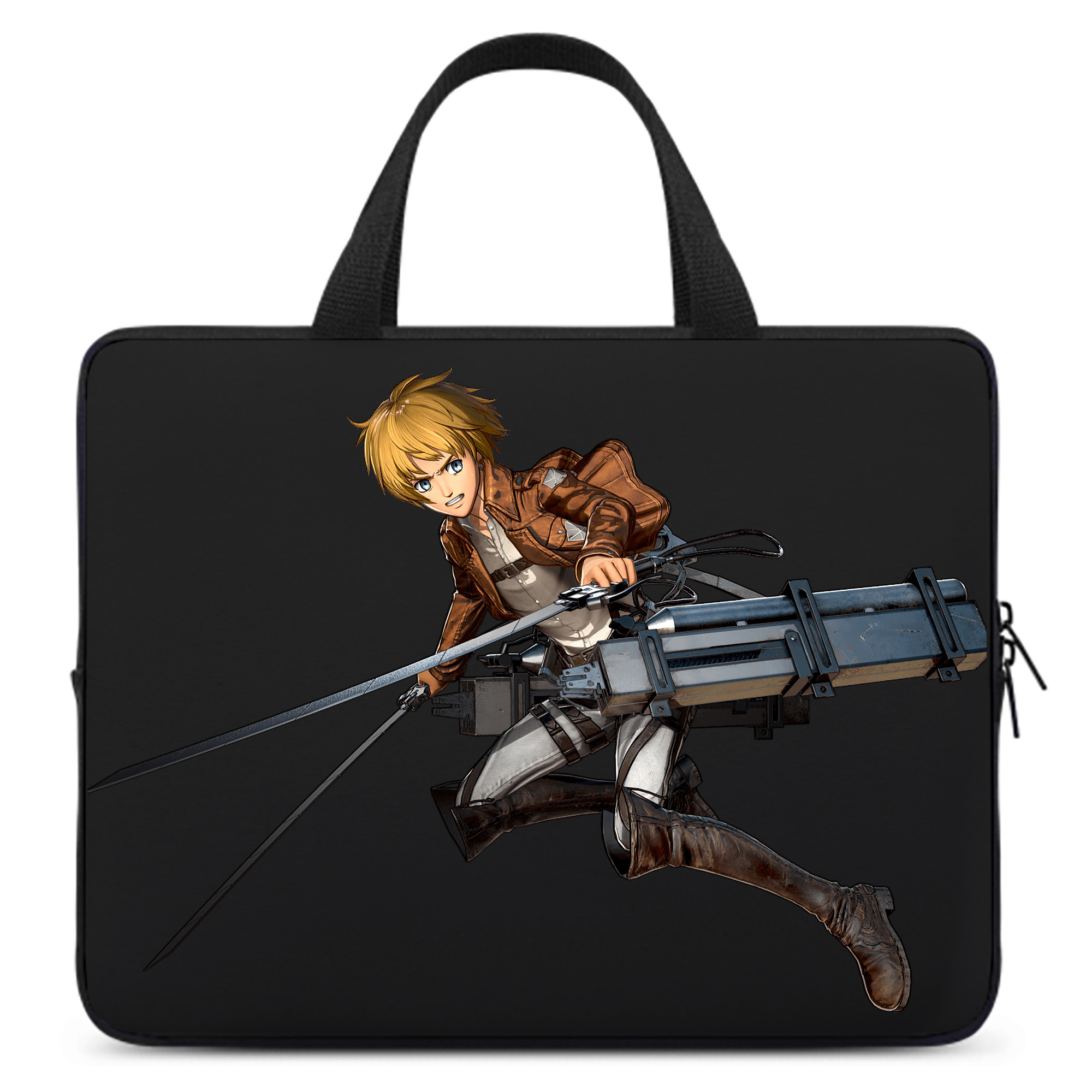 （画像用） 進撃の巨人 アルミン·アルレルト Attack on Titan Armin Arlert 手提げノートパソコンバッグ