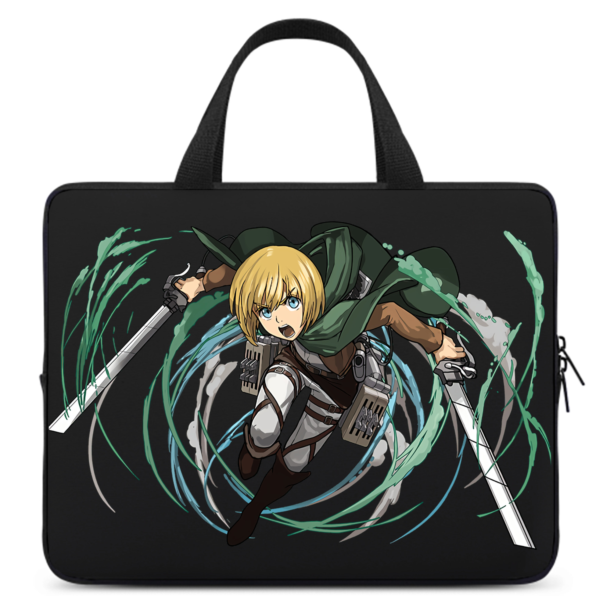 （画像用） 進撃の巨人 アルミン·アルレルト Attack on Titan Armin Arlert 手提げノートパソコンバッグ