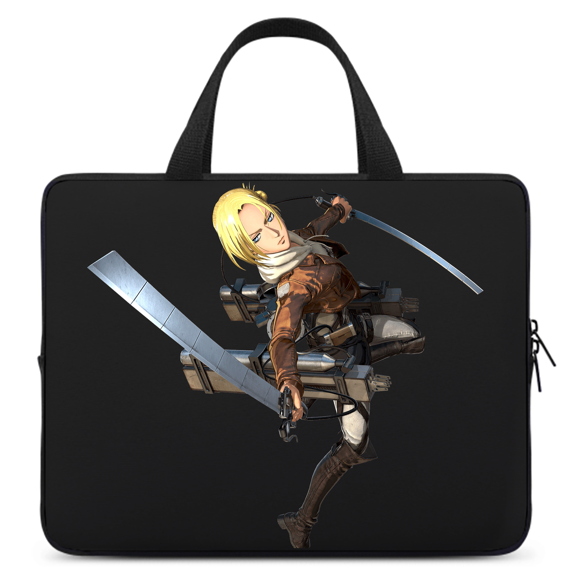 （画像用） 進撃の巨人 アニ・レオンハート Attack on Titan Annie Leonhart 手提げノートパソコンバッグ