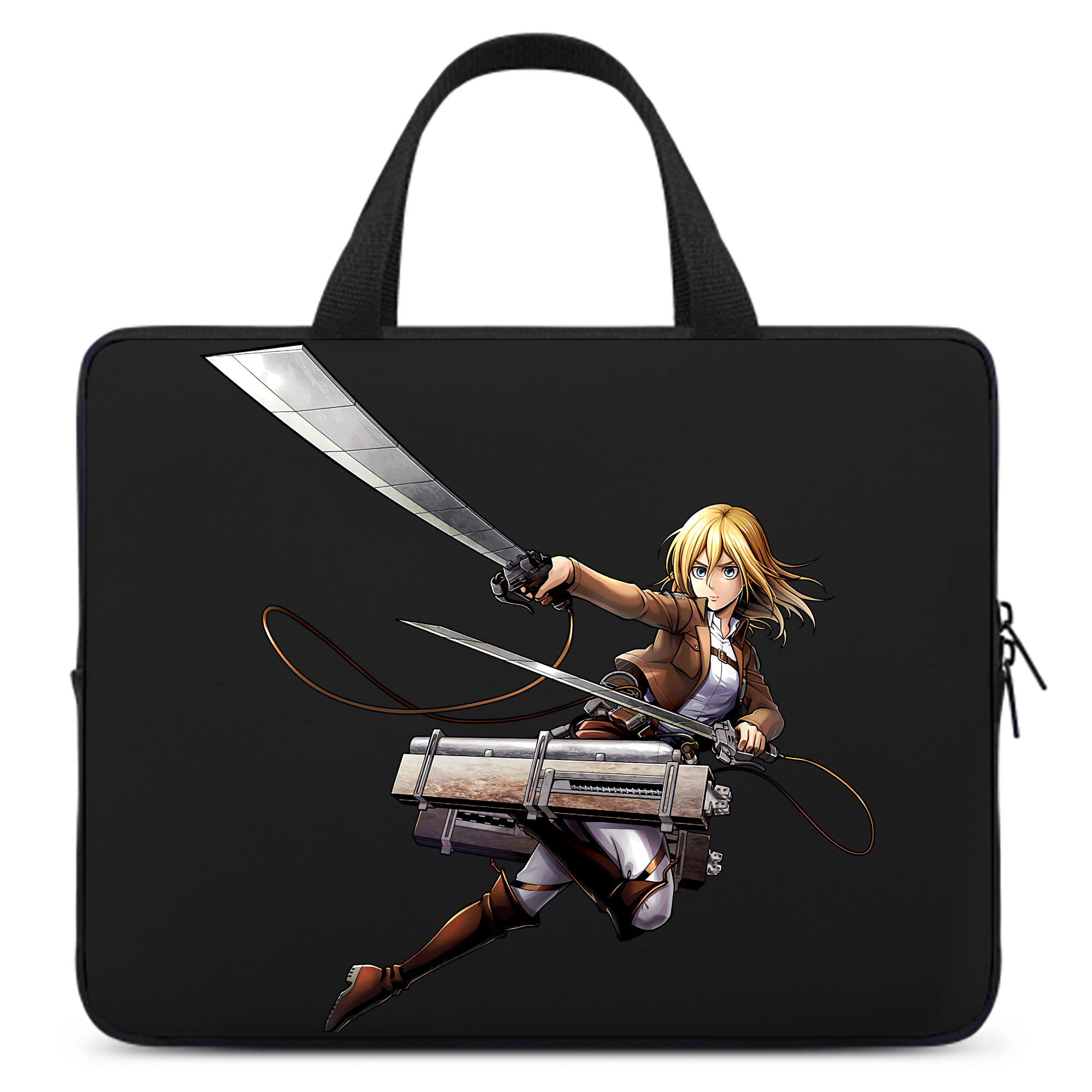（画像用） 進撃の巨人 クリスタ·レンズ Attack on Titan Christa Lenz 手提げノートパソコンバッグ