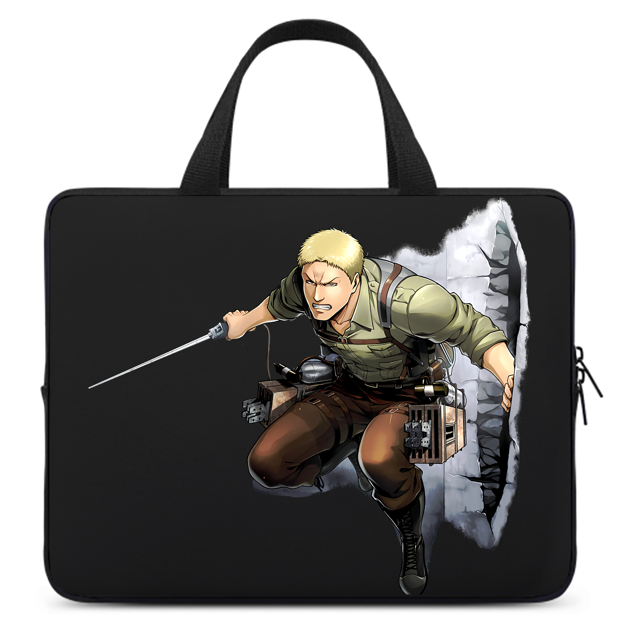 （画像用） 進撃の巨人 ライナー・ブラウン Attack on Titan Reiner Braun 手提げノートパソコンバッグ
