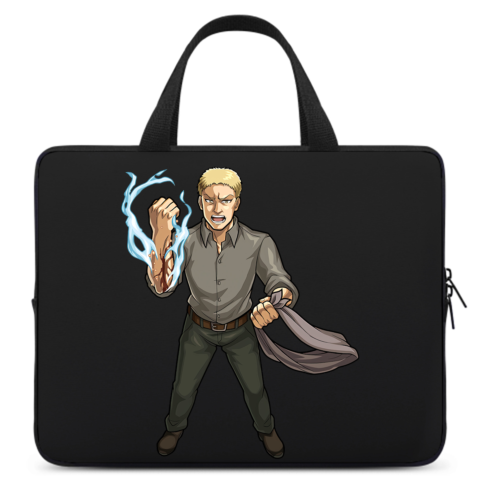 （画像用） 進撃の巨人 ライナー・ブラウン Attack on Titan Reiner Braun 手提げノートパソコンバッグ