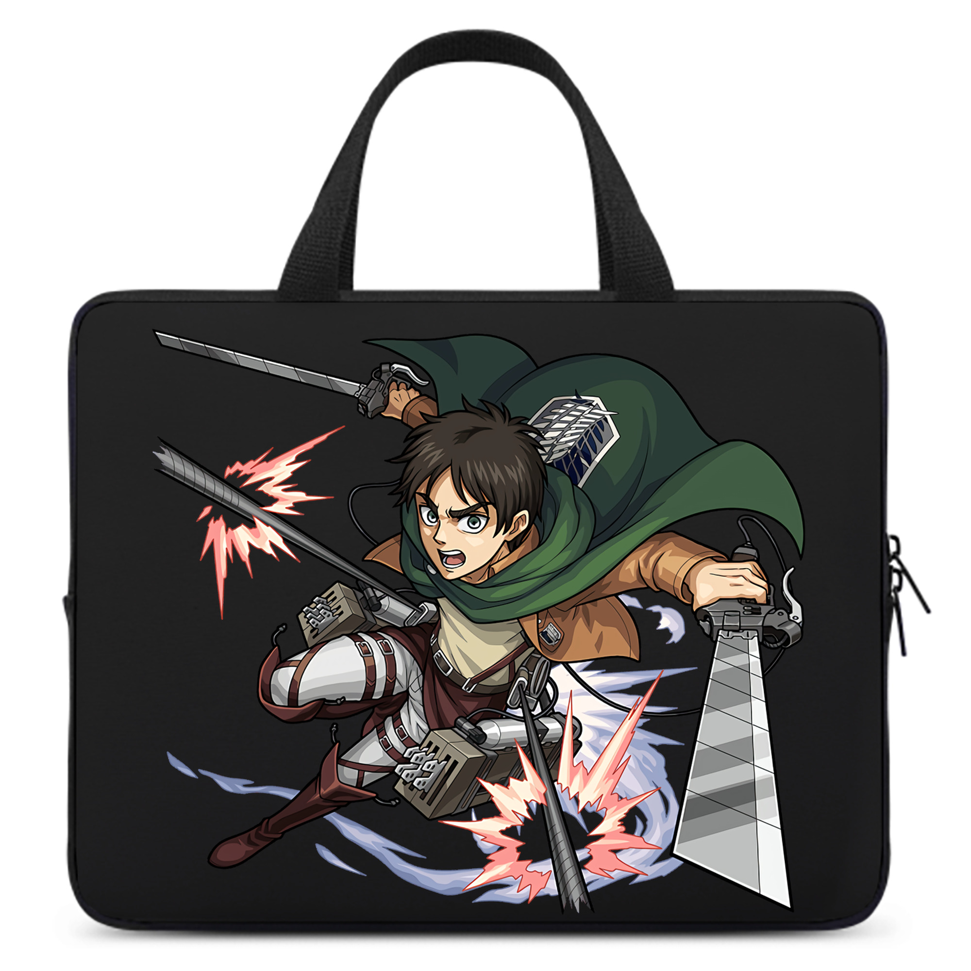 （画像用） 進撃の巨人 エレン･イェーガー Attack on Titan Eren Jäger 手提げノートパソコンバッグ