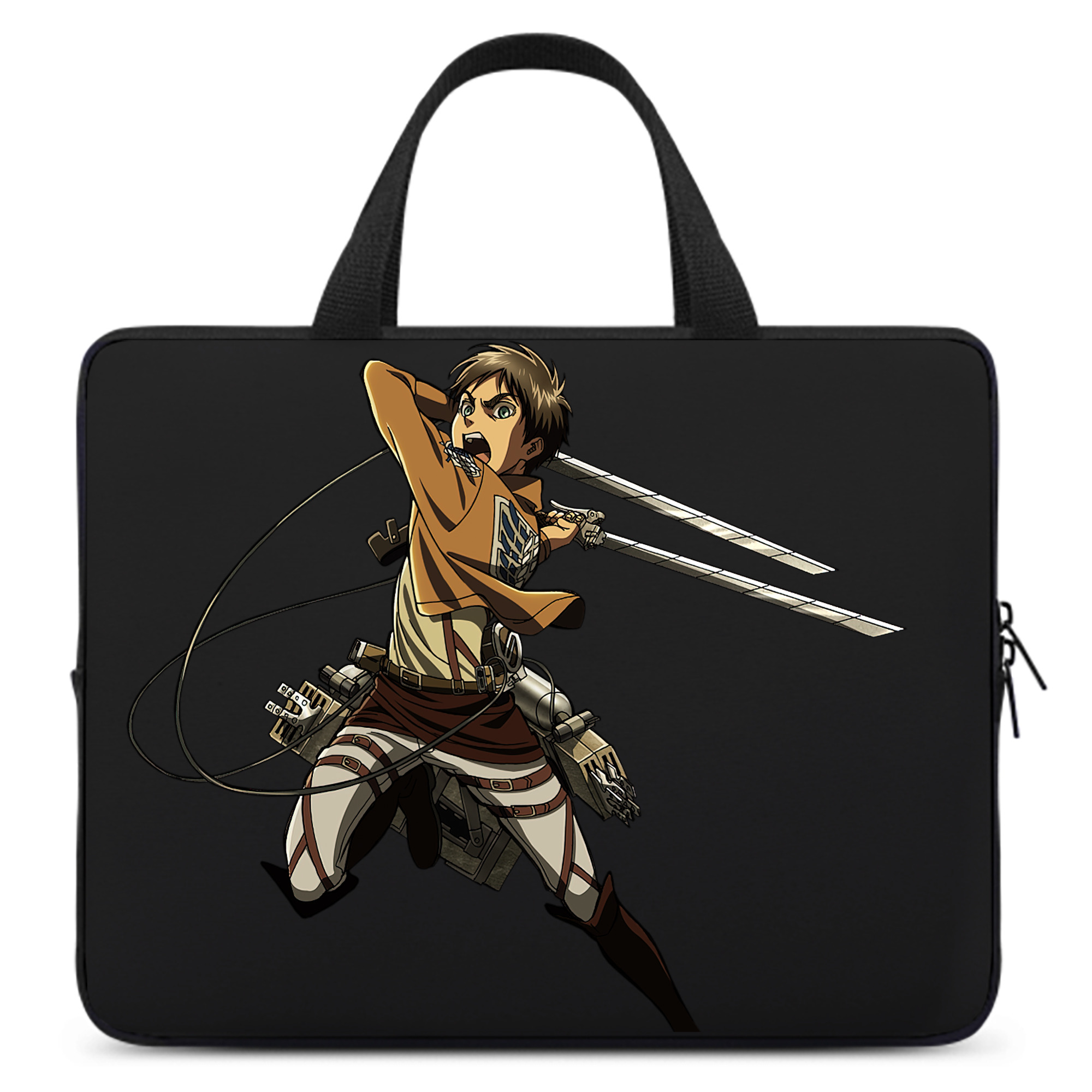 （画像用） 進撃の巨人 エレン･イェーガー Attack on Titan Eren Jäger 手提げノートパソコンバッグ