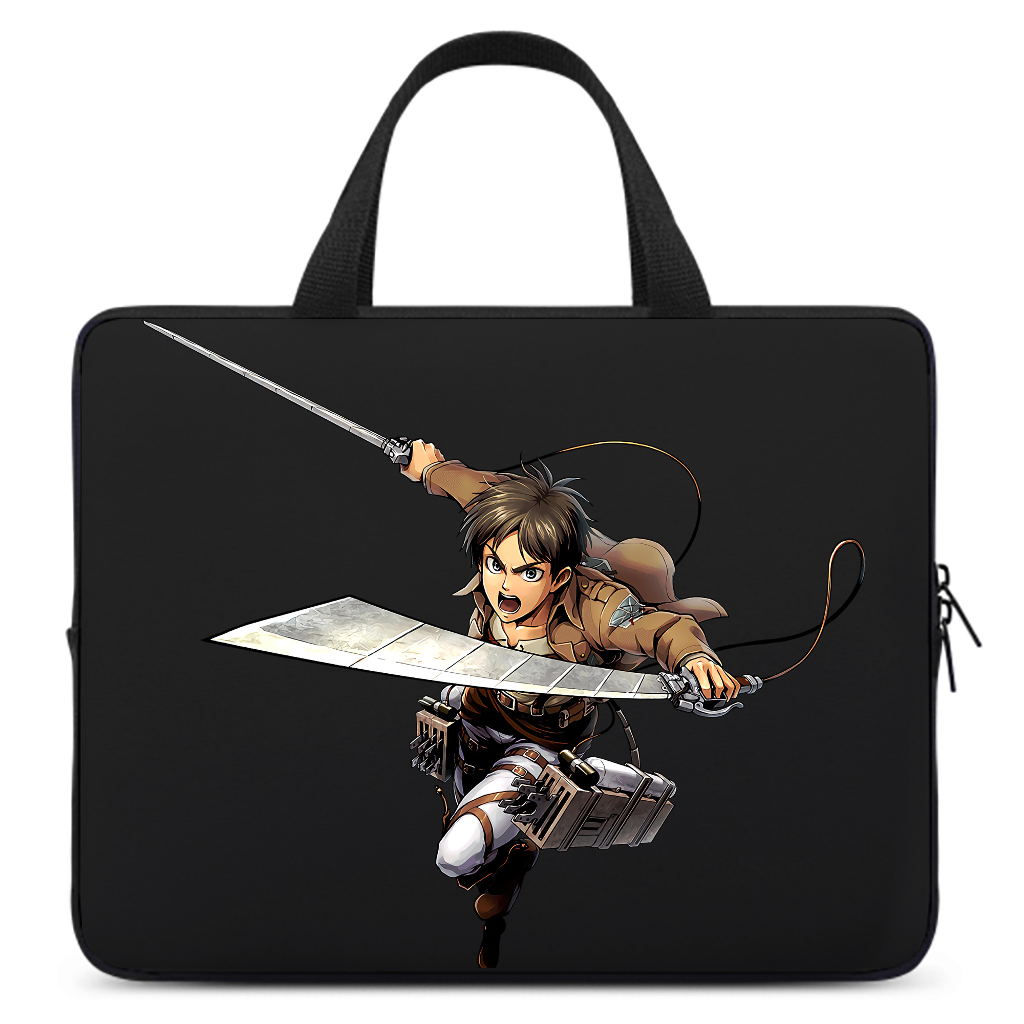 （画像用） 進撃の巨人 エレン･イェーガー Attack on Titan Eren Jäger 手提げノートパソコンバッグ