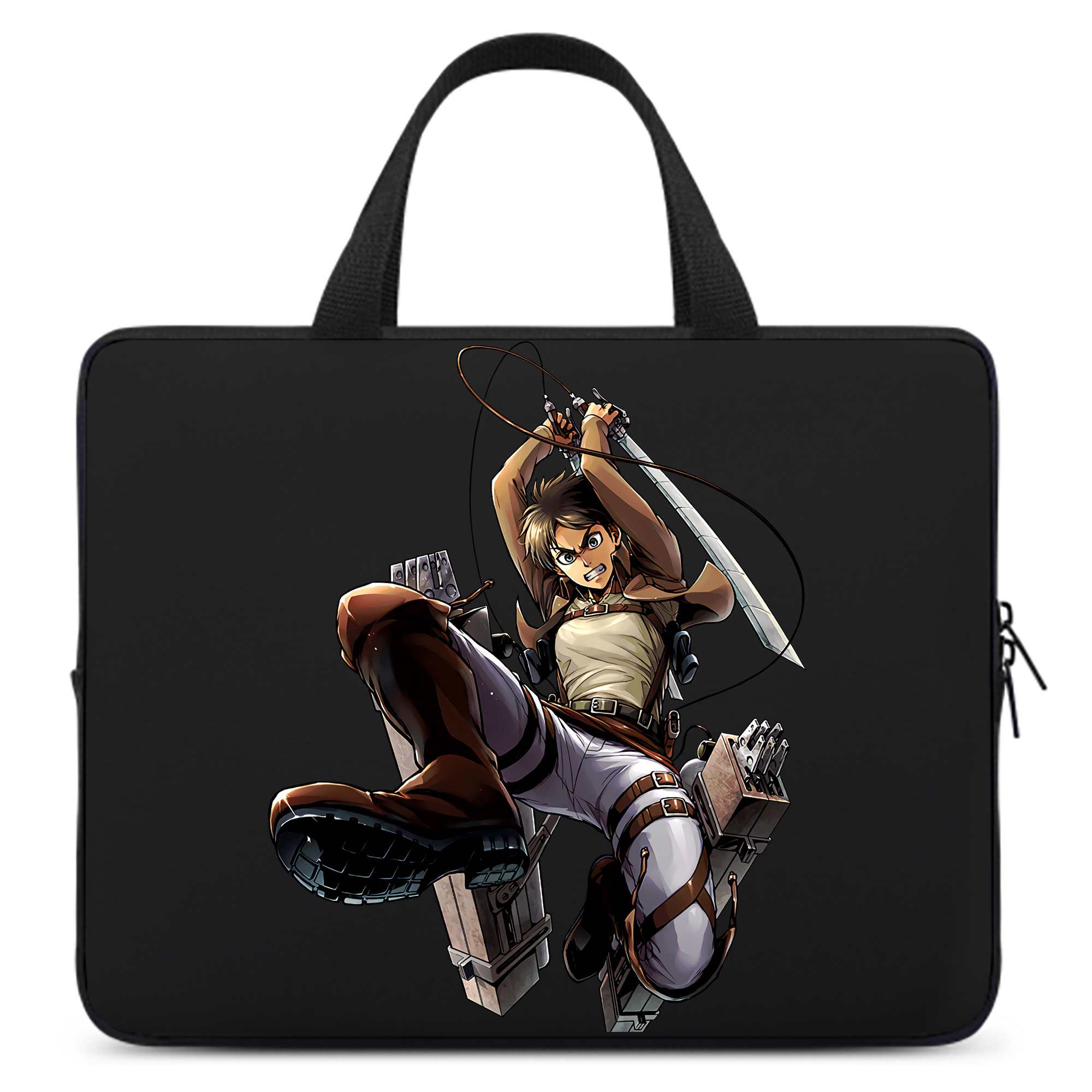（画像用） 進撃の巨人 エレン･イェーガー Attack on Titan Eren Jäger 手提げノートパソコンバッグ