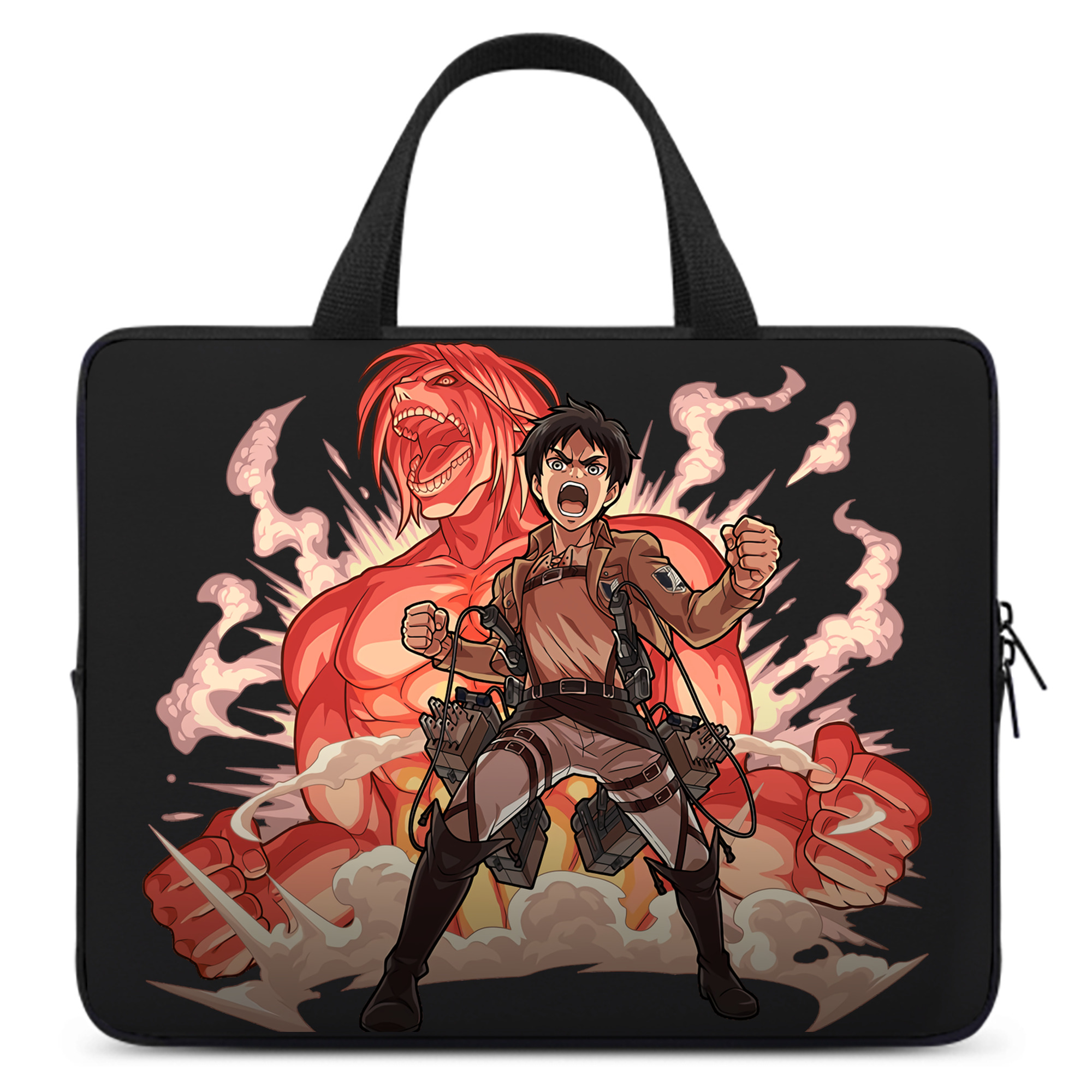 （画像用） 進撃の巨人 エレン･イェーガー Attack on Titan Eren Jäger 手提げノートパソコンバッグ