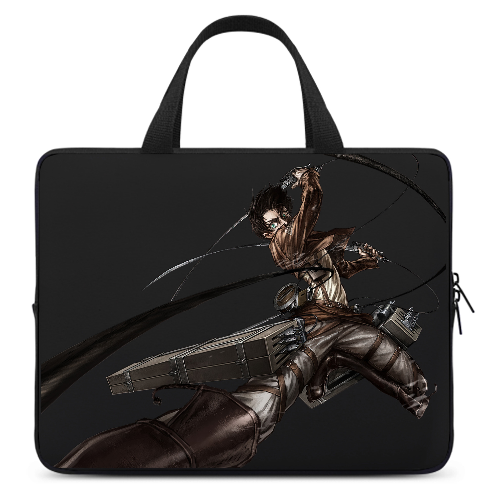 （画像用） 進撃の巨人 エレン･イェーガー Attack on Titan Eren Jäger 手提げノートパソコンバッグ