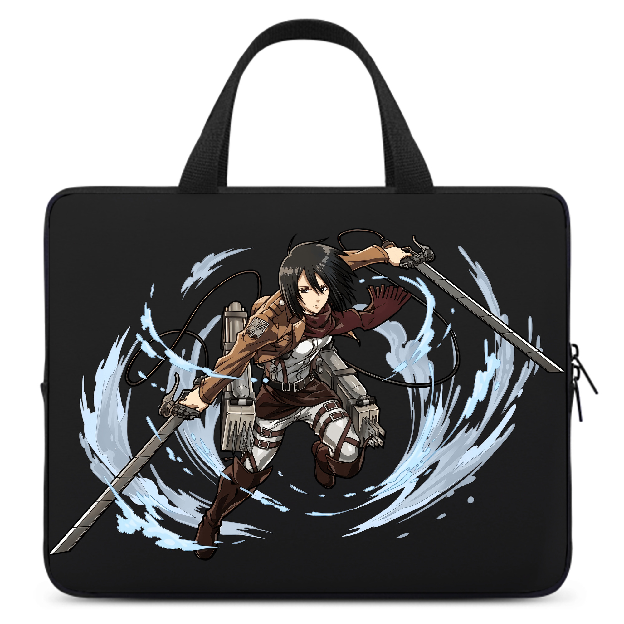 （画像用） 進撃の巨人 ミカサ·アッカーマン Attack on Titan Mikasa Ackerman 手提げノートパソコンバッグ