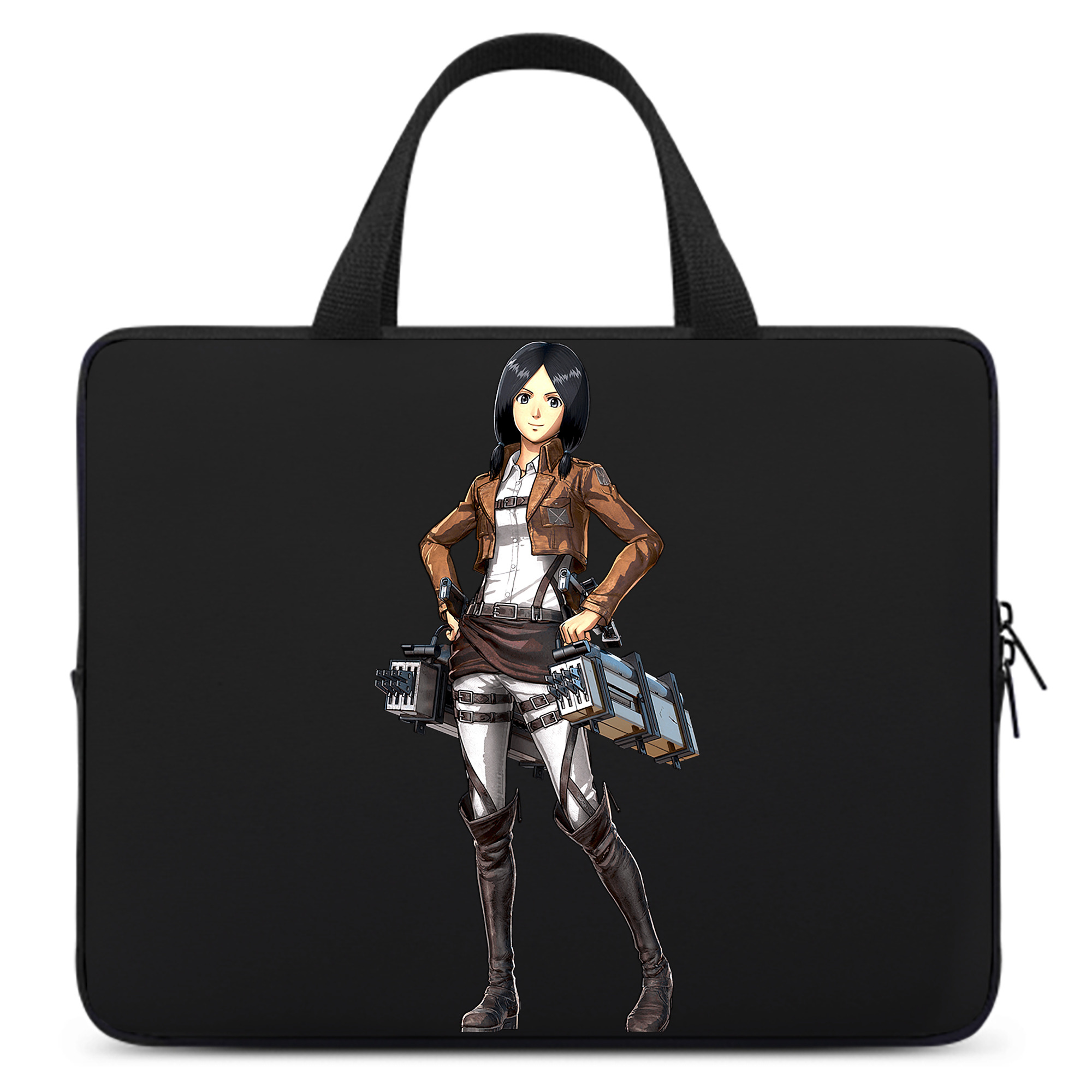 （画像用） 進撃の巨人 ミカサ·アッカーマン Attack on Titan Mikasa Ackerman 手提げノートパソコンバッグ