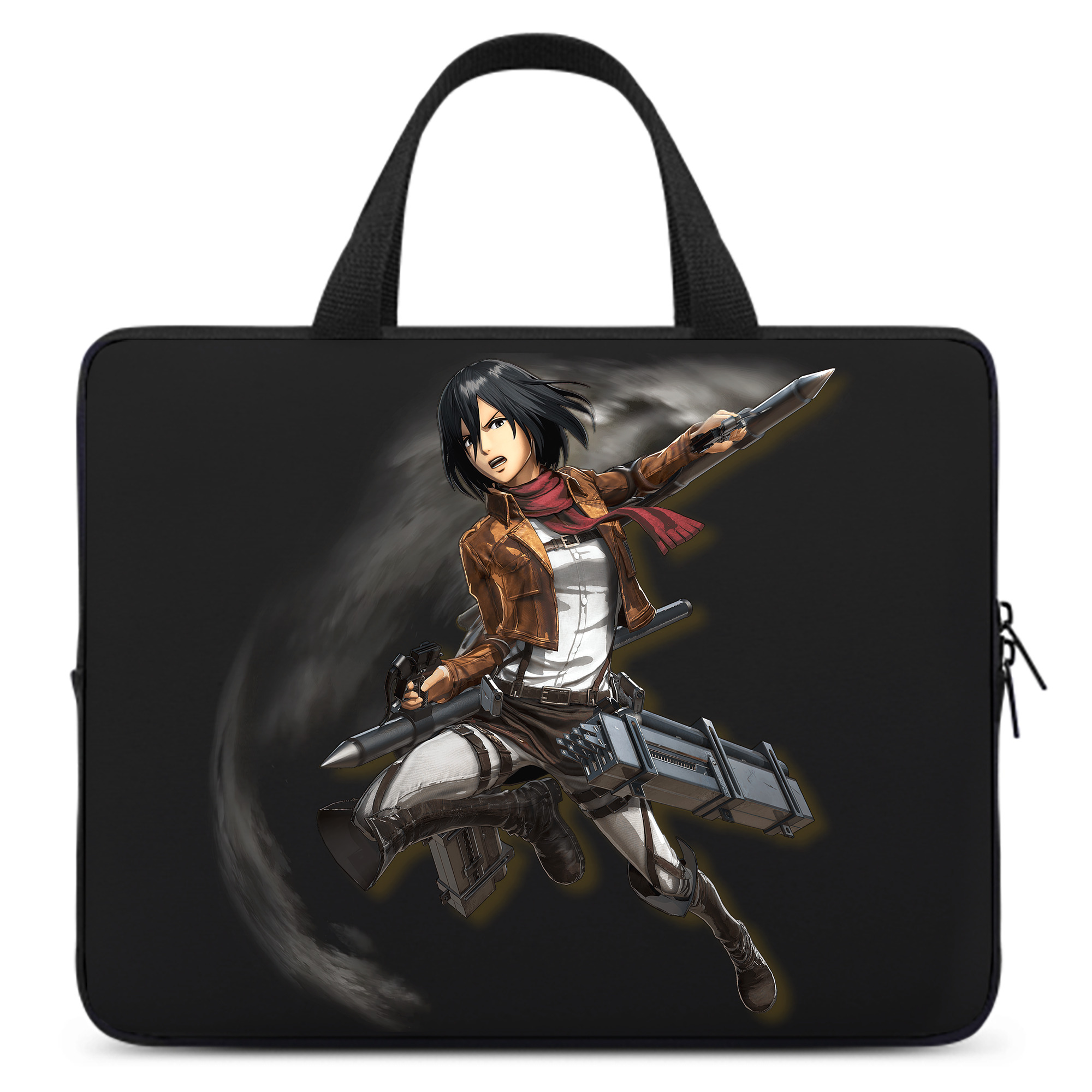 （画像用） 進撃の巨人 ミカサ·アッカーマン Attack on Titan Mikasa Ackerman 手提げノートパソコンバッグ