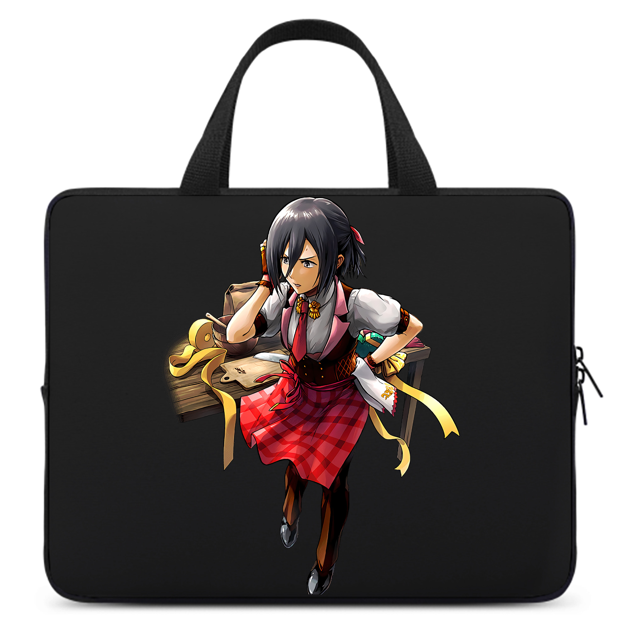 （画像用） 進撃の巨人 ミカサ·アッカーマン Attack on Titan Mikasa Ackerman 手提げノートパソコンバッグ