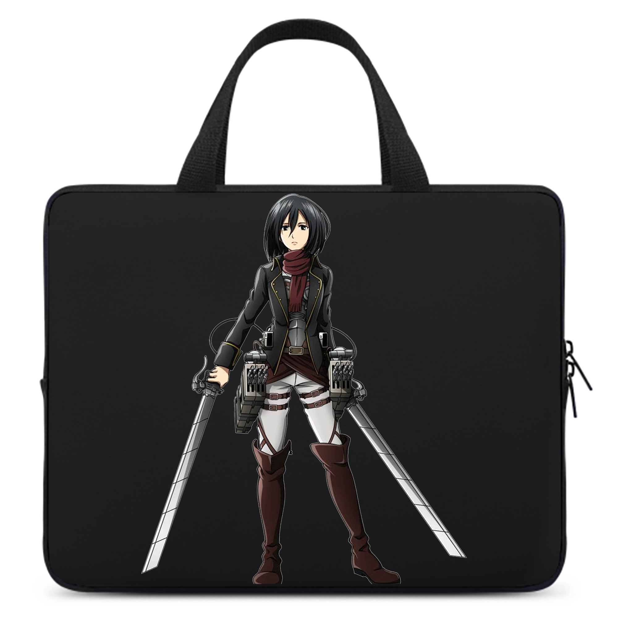（画像用） 進撃の巨人 ミカサ·アッカーマン Attack on Titan Mikasa Ackerman 手提げノートパソコンバッグ