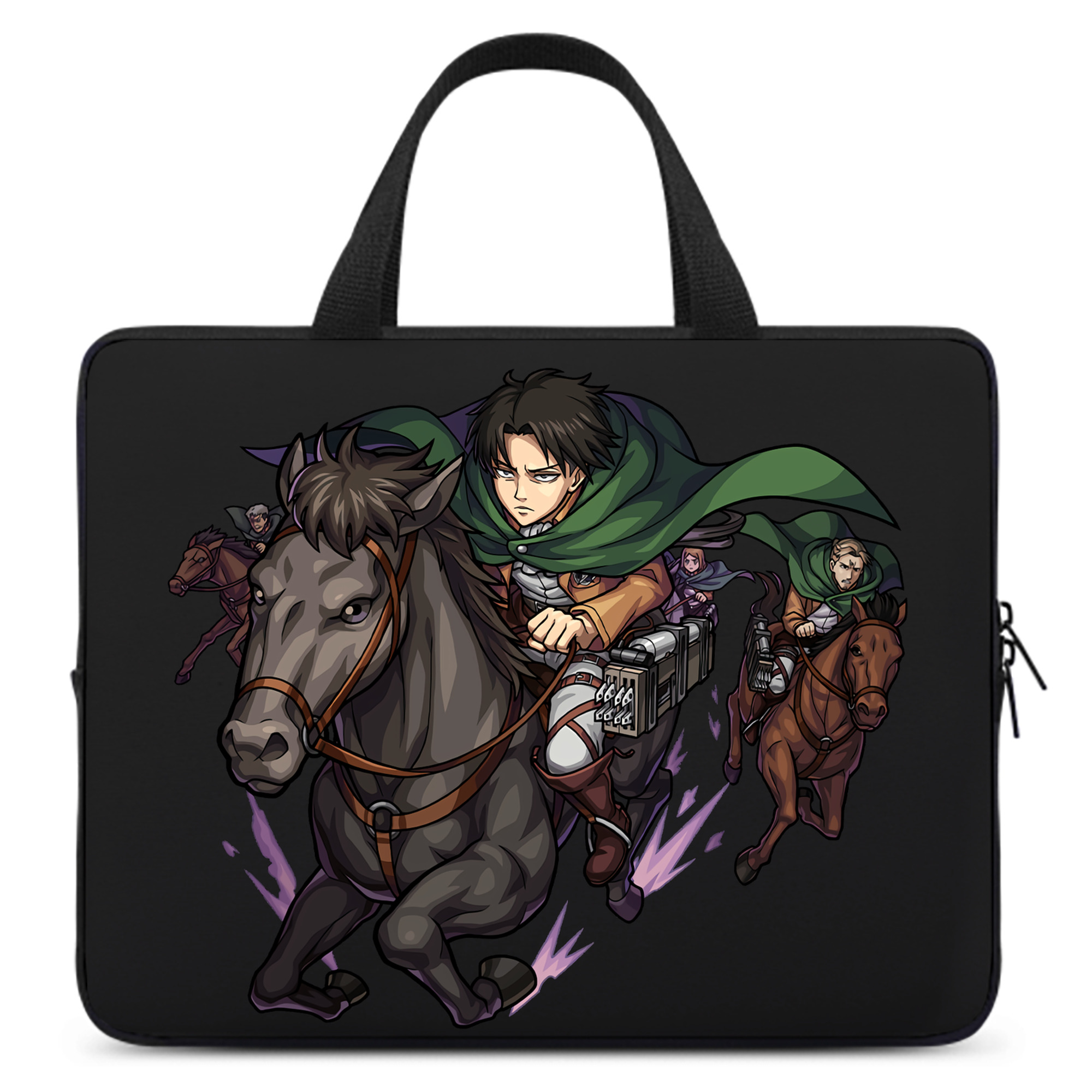 （画像用） 進撃の巨人 リヴァイ·アッカーマン Attack on Titan Levi Ackerman 手提げノートパソコンバッグ