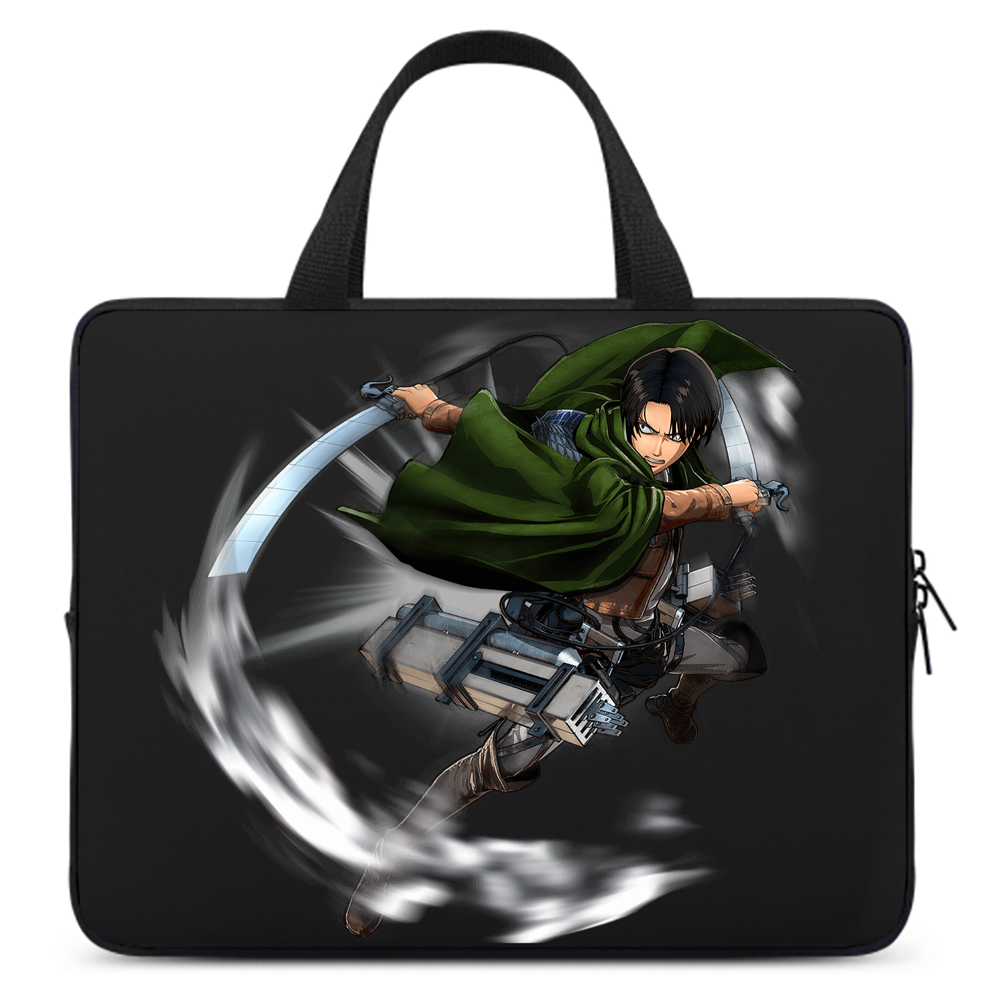 （画像用） 進撃の巨人 リヴァイ·アッカーマン Attack on Titan Levi Ackerman 手提げノートパソコンバッグ