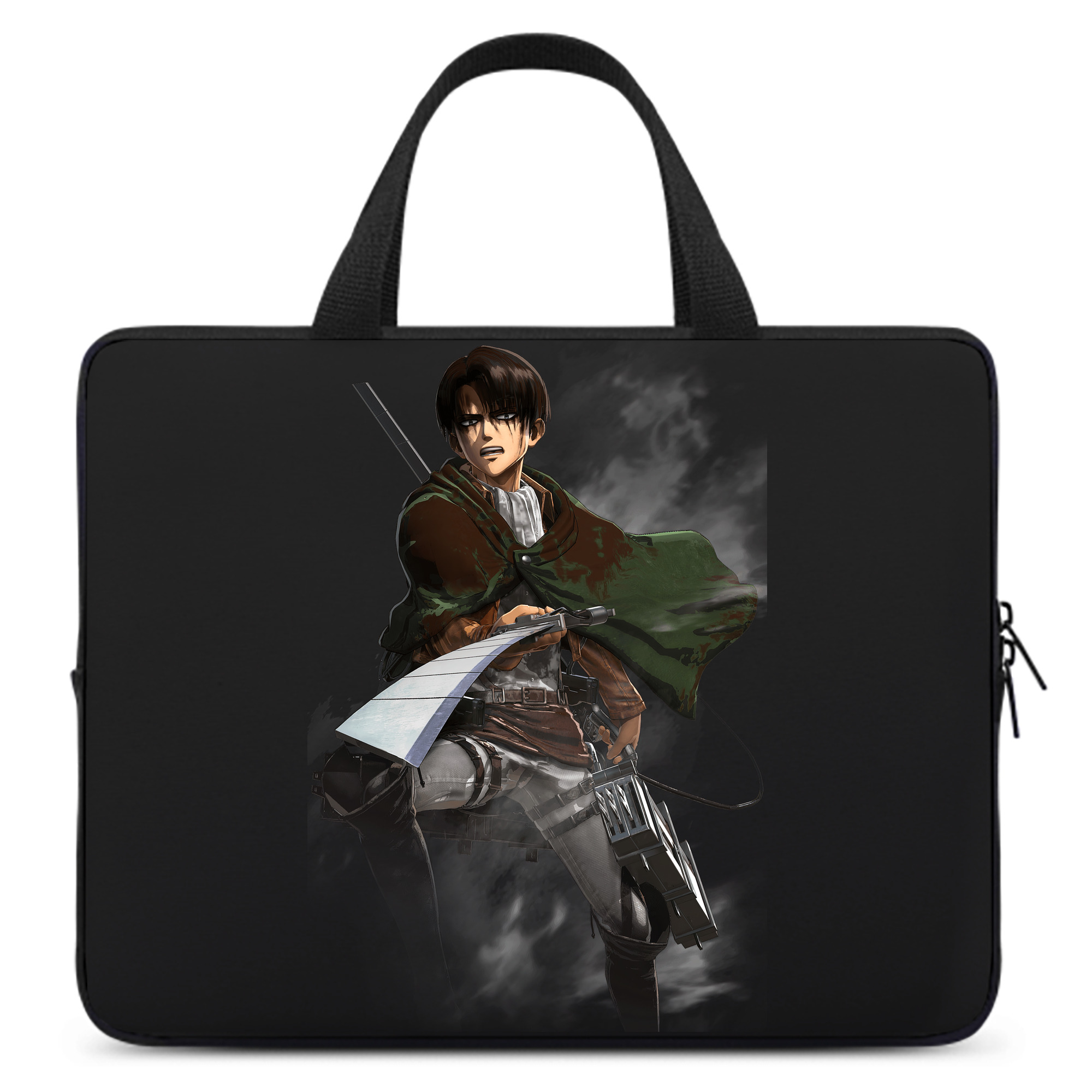 （画像用） 進撃の巨人 リヴァイ·アッカーマン Attack on Titan Levi Ackerman 手提げノートパソコンバッグ