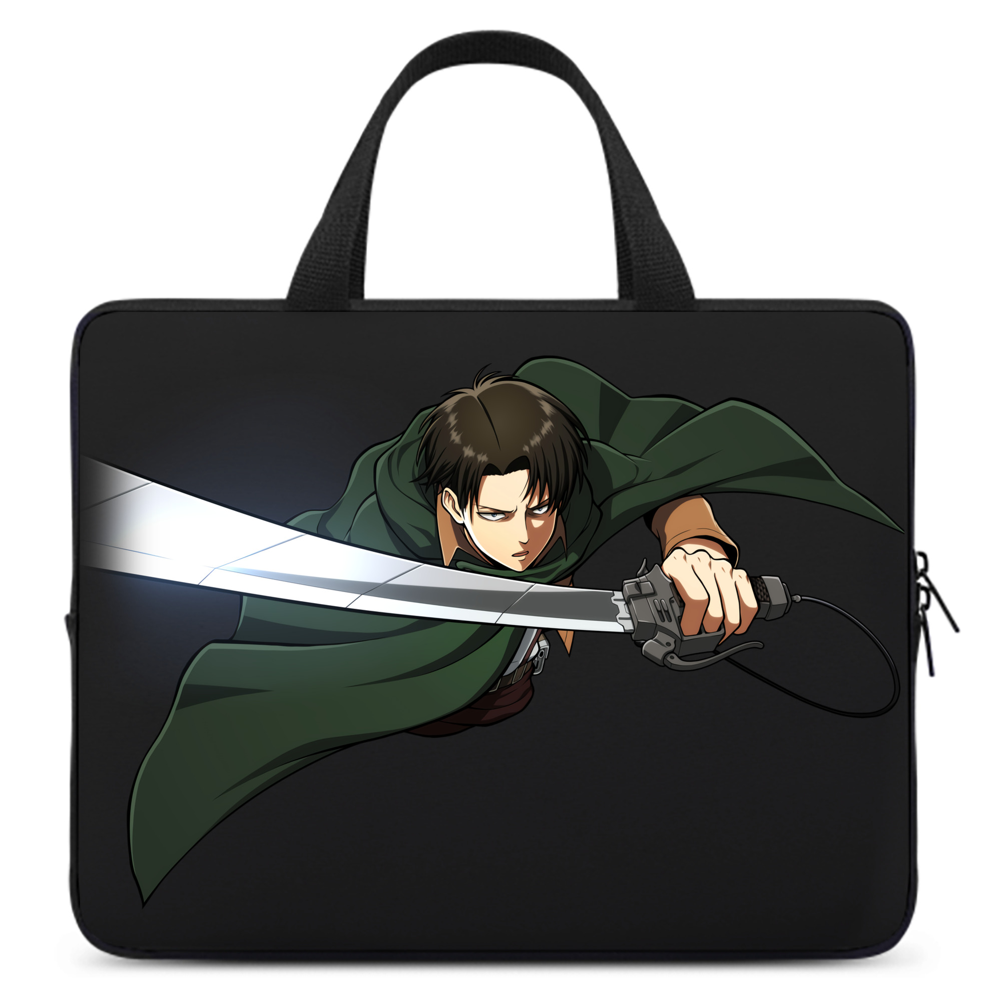 （画像用） 進撃の巨人 リヴァイ·アッカーマン Attack on Titan Levi Ackerman 手提げノートパソコンバッグ