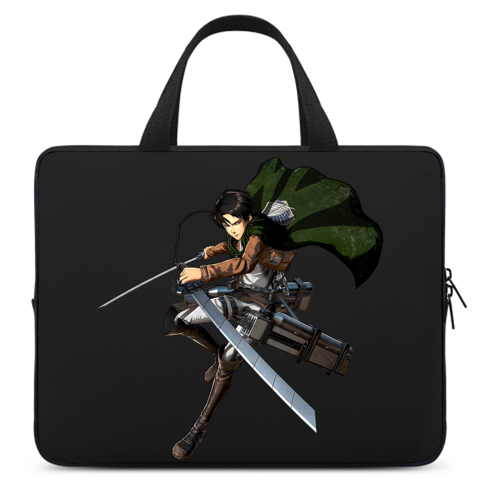 （画像用） 進撃の巨人 リヴァイ·アッカーマン Attack on Titan Levi Ackerman 手提げノートパソコンバッグ