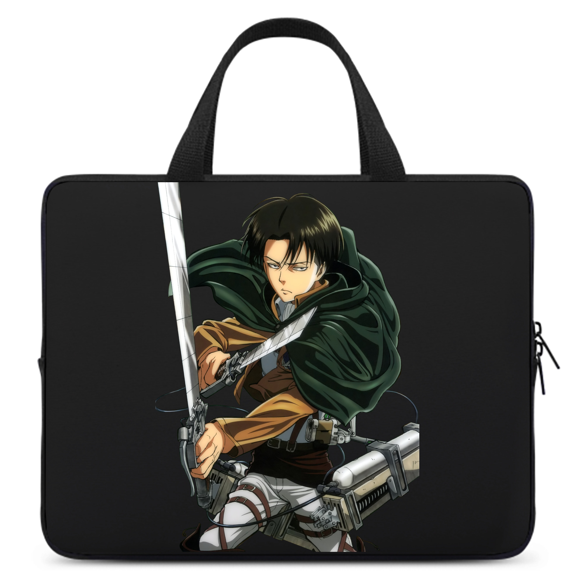 （画像用） 進撃の巨人 リヴァイ·アッカーマン Attack on Titan Levi Ackerman 手提げノートパソコンバッグ