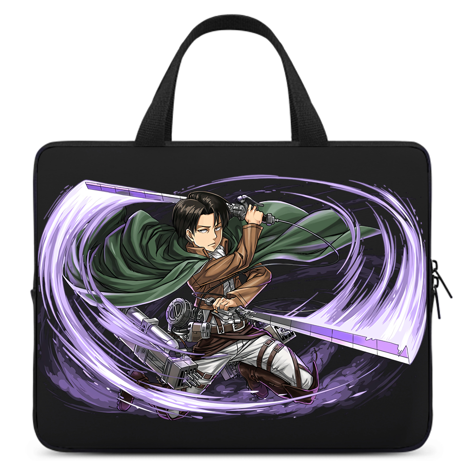 （画像用） 進撃の巨人 リヴァイ·アッカーマン Attack on Titan Levi Ackerman 手提げノートパソコンバッグ