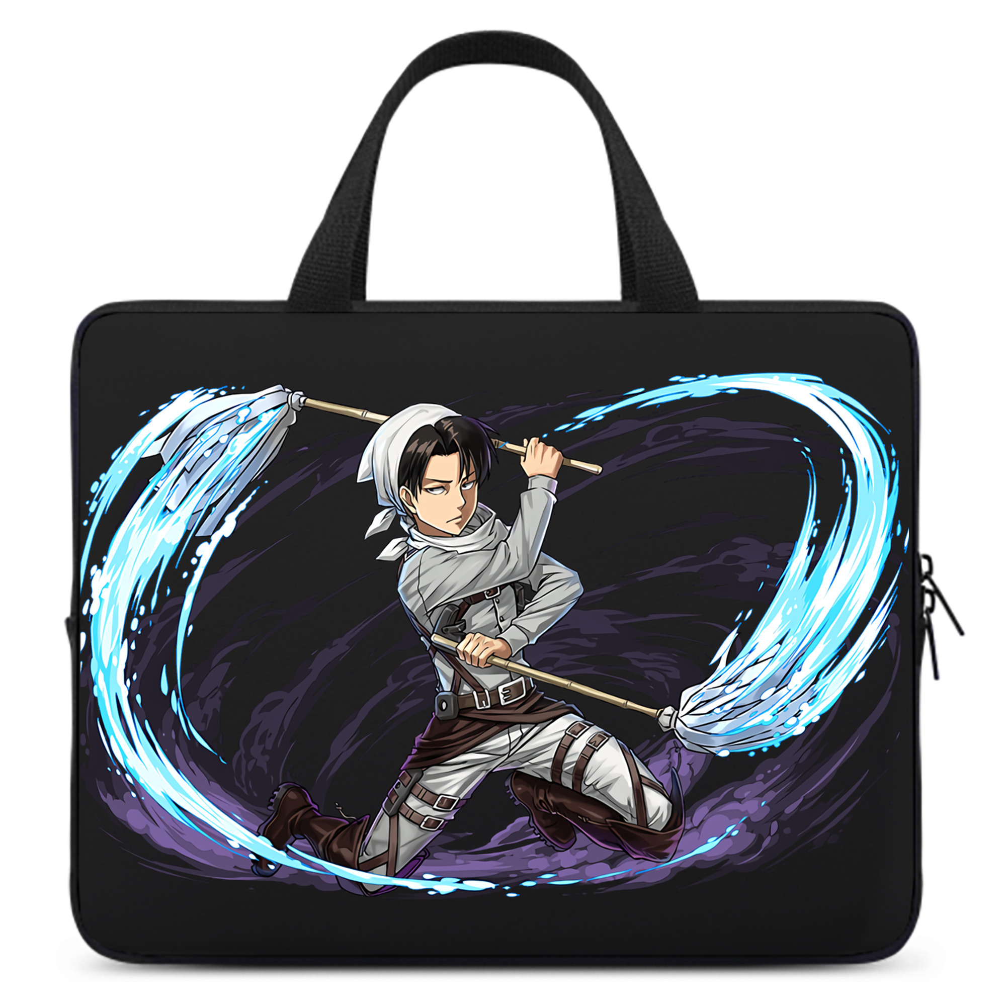 （画像用） 進撃の巨人 リヴァイ·アッカーマン Attack on Titan Levi Ackerman 手提げノートパソコンバッグ