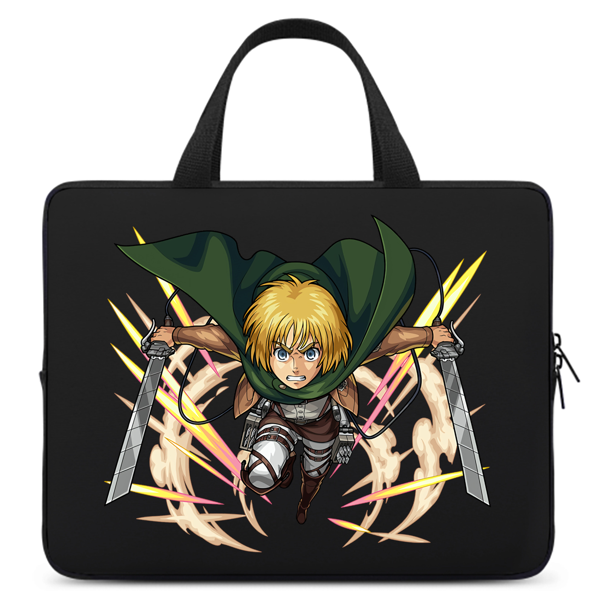 （画像用） 進撃の巨人 アルミン·アルレルト Attack on Titan Armin Arlert 手提げノートパソコンバッグ