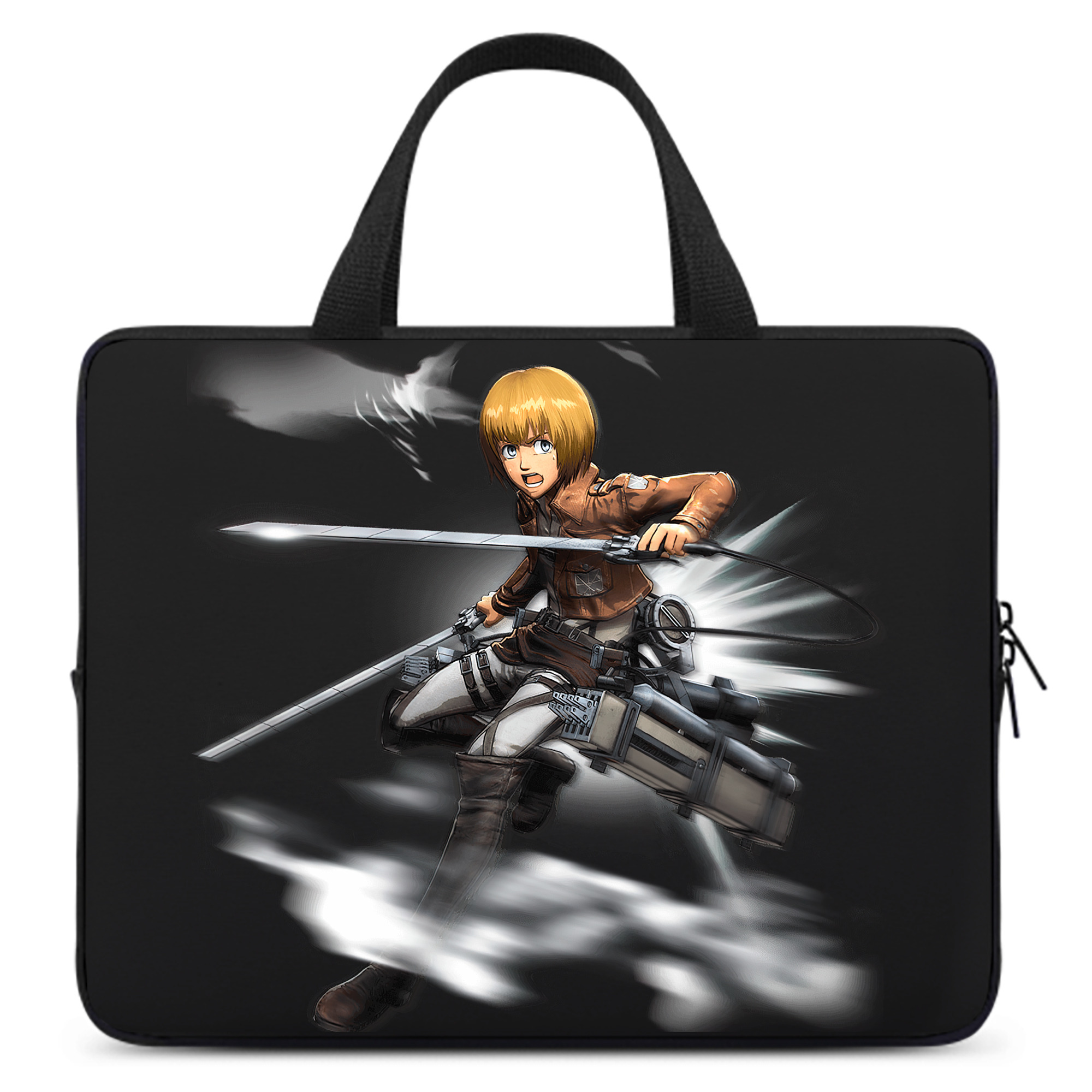 （画像用） 進撃の巨人 アルミン·アルレルト Attack on Titan Armin Arlert 手提げノートパソコンバッグ