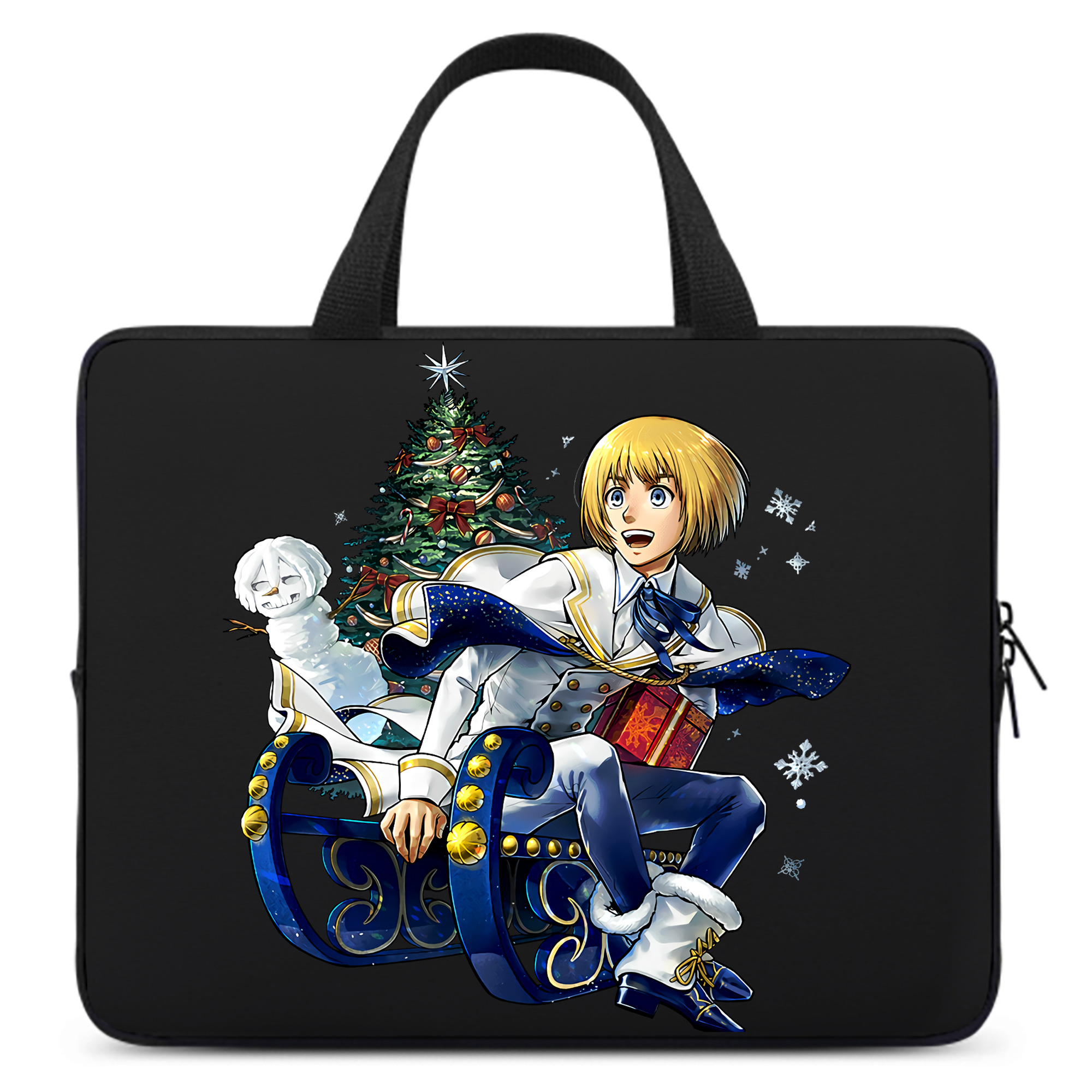 （画像用） 進撃の巨人 アルミン·アルレルト Attack on Titan Armin Arlert 手提げノートパソコンバッグ