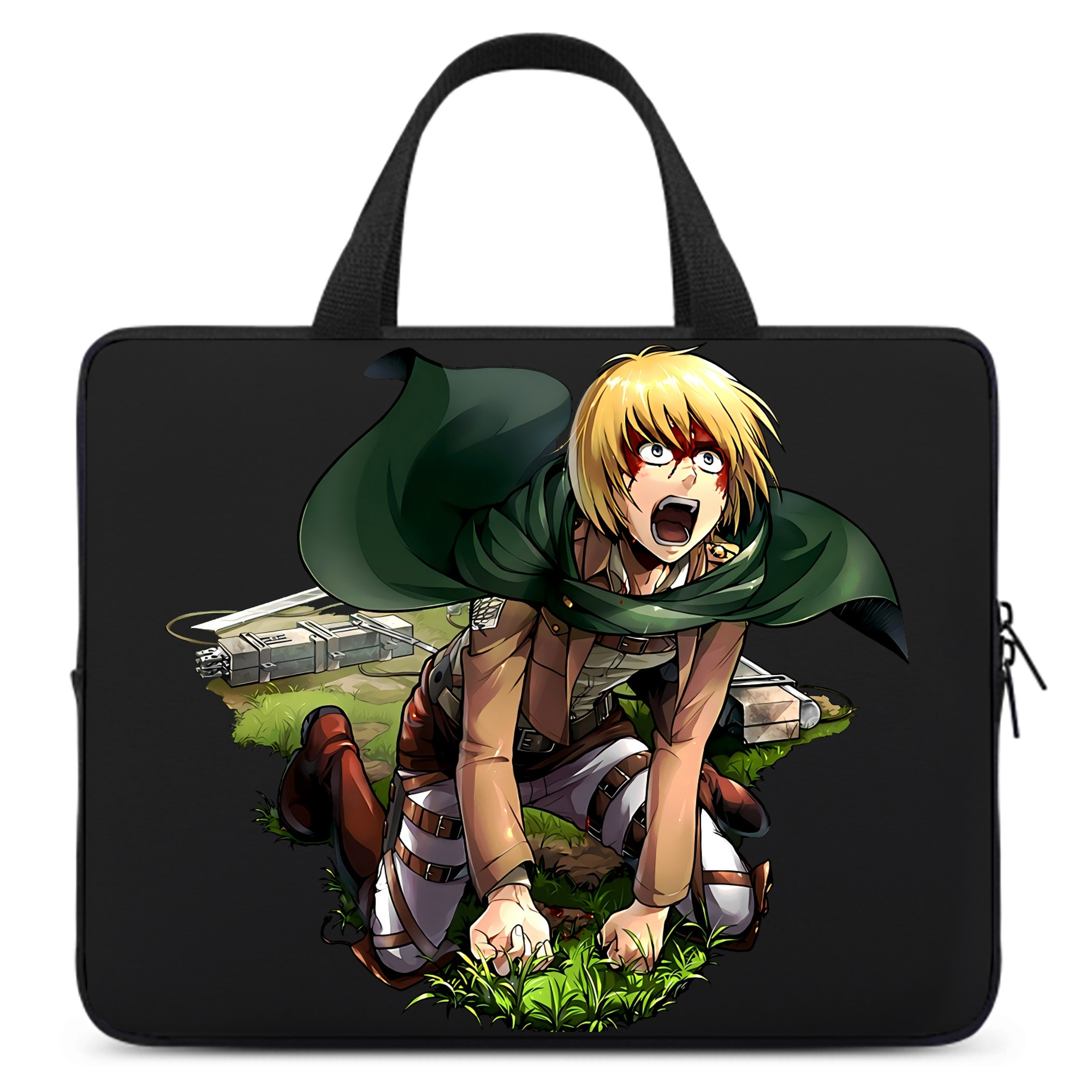 （画像用） 進撃の巨人 アルミン·アルレルト Attack on Titan Armin Arlert 手提げノートパソコンバッグ