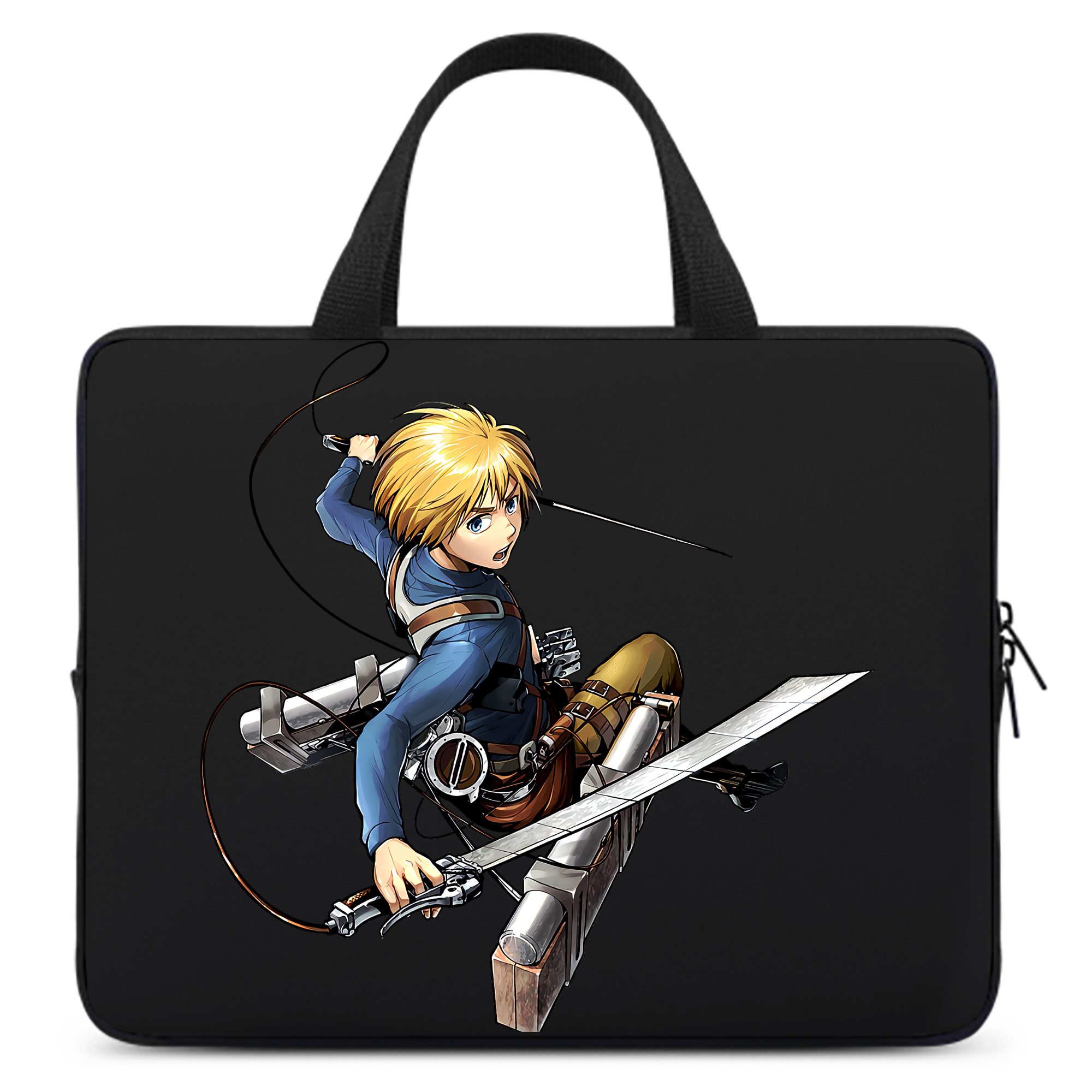 （画像用） 進撃の巨人 アルミン·アルレルト Attack on Titan Armin Arlert 手提げノートパソコンバッグ