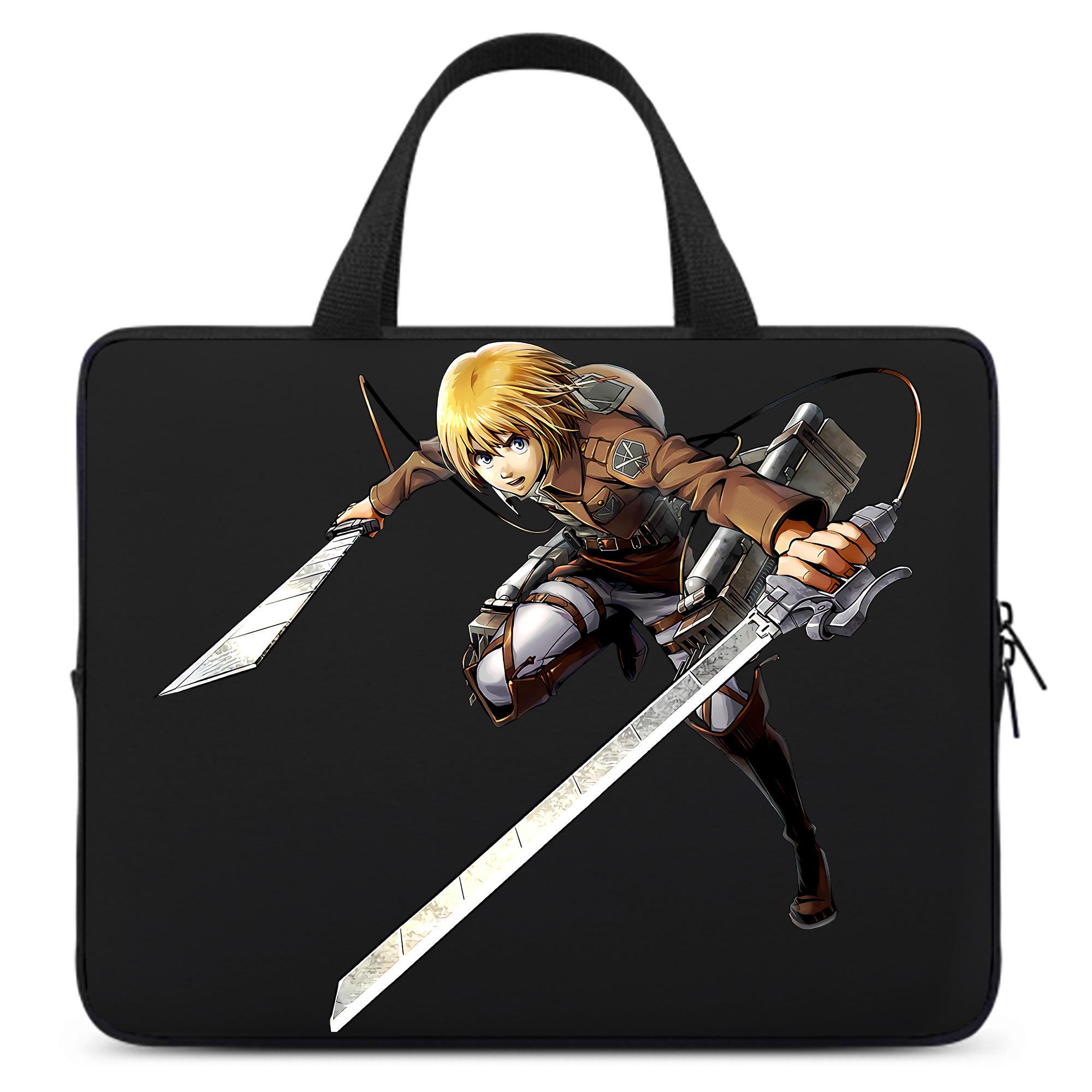 （画像用） 進撃の巨人 アルミン·アルレルト Attack on Titan Armin Arlert 手提げノートパソコンバッグ