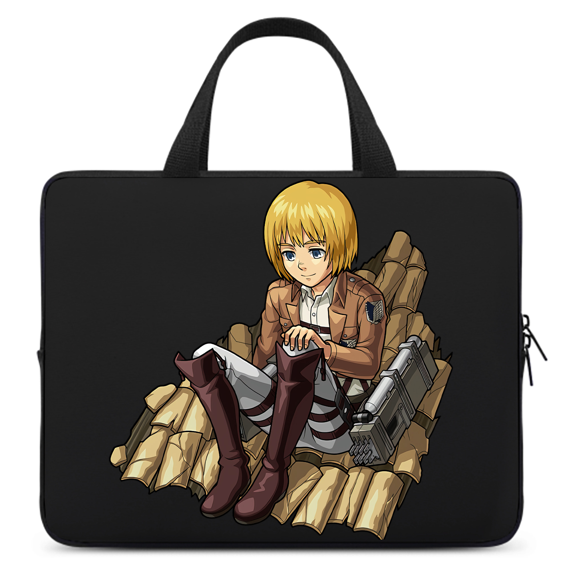 （画像用） 進撃の巨人 アルミン·アルレルト Attack on Titan Armin Arlert 手提げノートパソコンバッグ