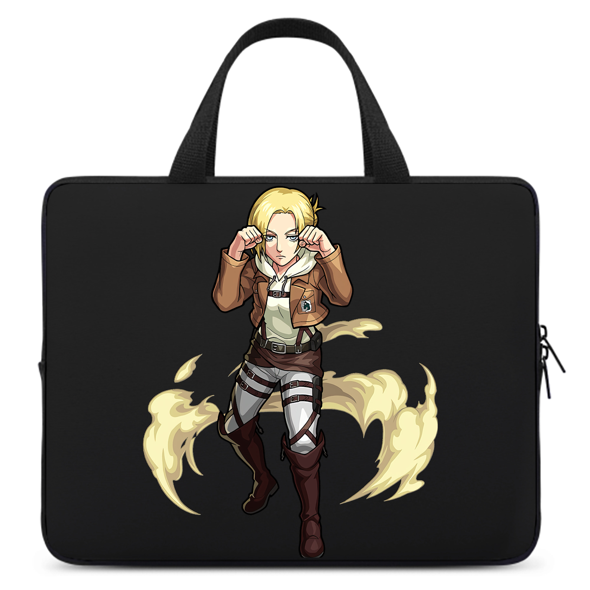 （画像用） 進撃の巨人 アニ・レオンハート Attack on Titan Annie Leonhart 手提げノートパソコンバッグ