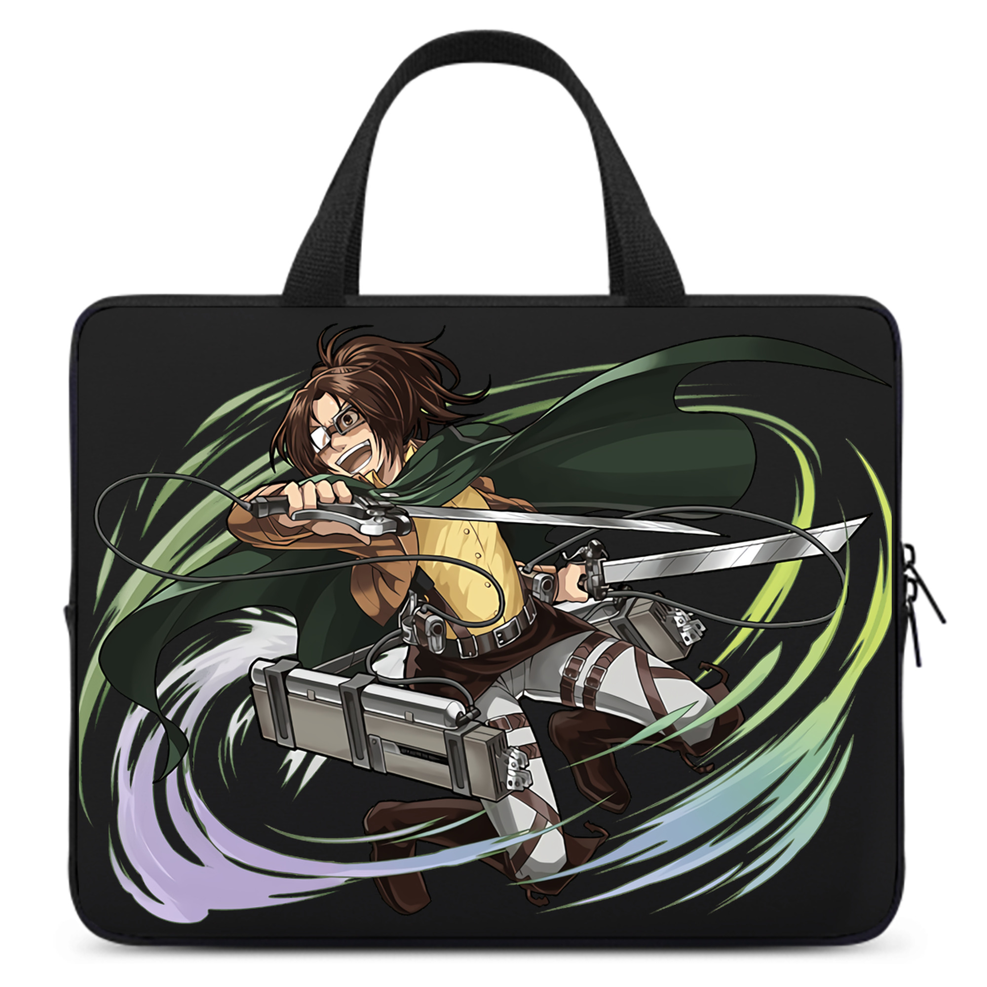 （画像用） 進撃の巨人 ハンジ·ゾエ Attack on Titan Hanji Zoe 手提げノートパソコンバッグ