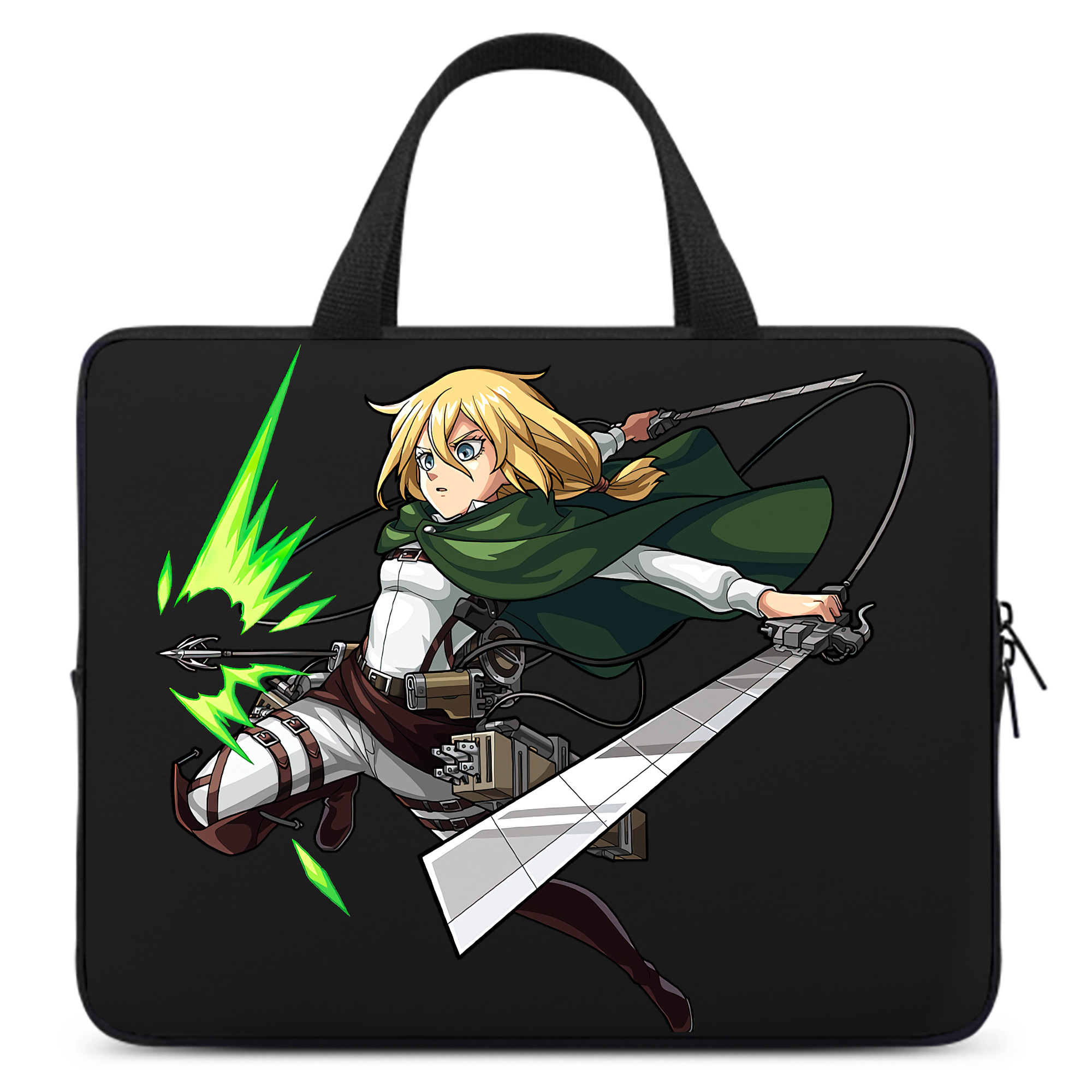 （画像用） 進撃の巨人 クリスタ·レンズ Attack on Titan Christa Lenz 手提げノートパソコンバッグ