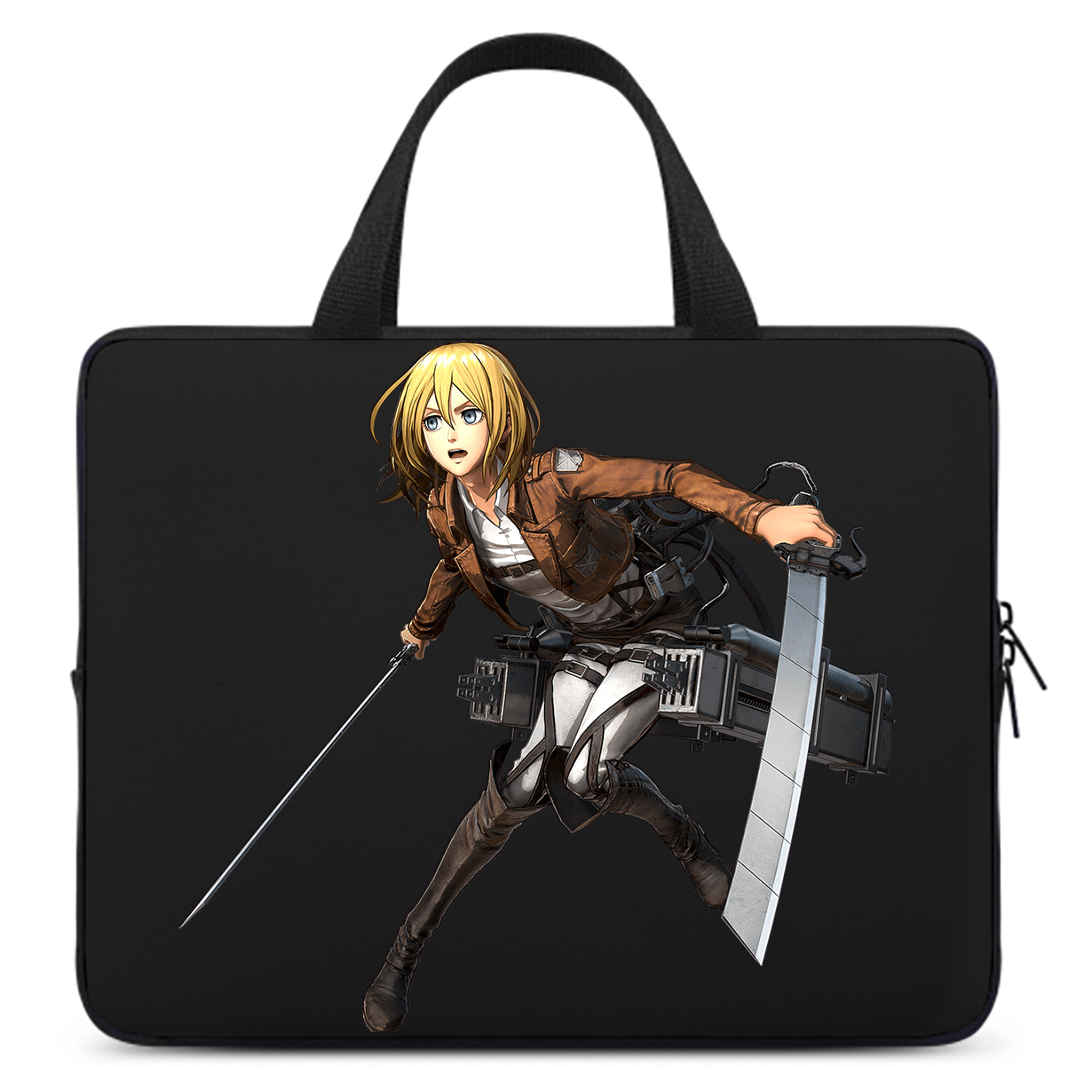 （画像用） 進撃の巨人 クリスタ·レンズ Attack on Titan Christa Lenz 手提げノートパソコンバッグ
