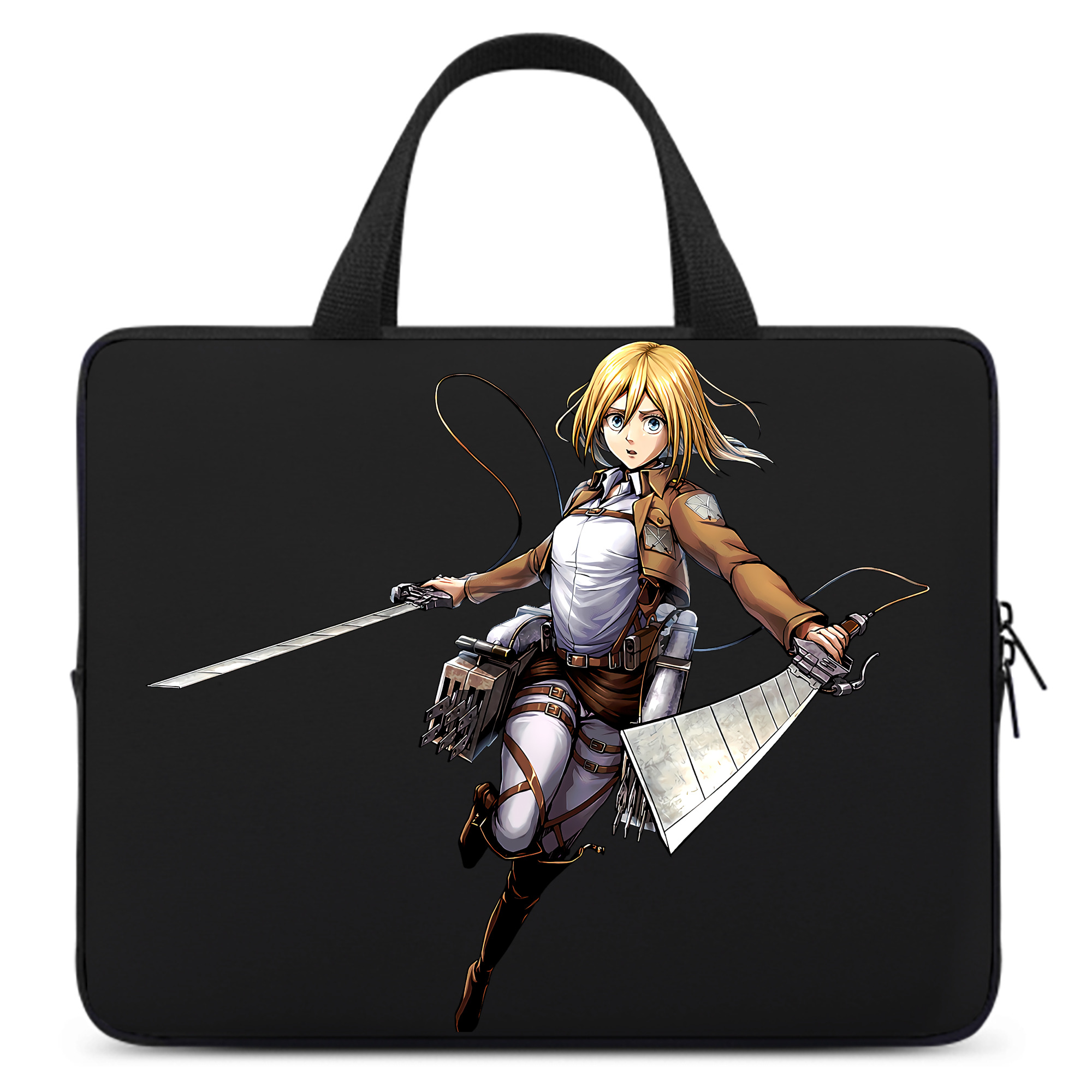 （画像用） 進撃の巨人 クリスタ·レンズ Attack on Titan Christa Lenz 手提げノートパソコンバッグ