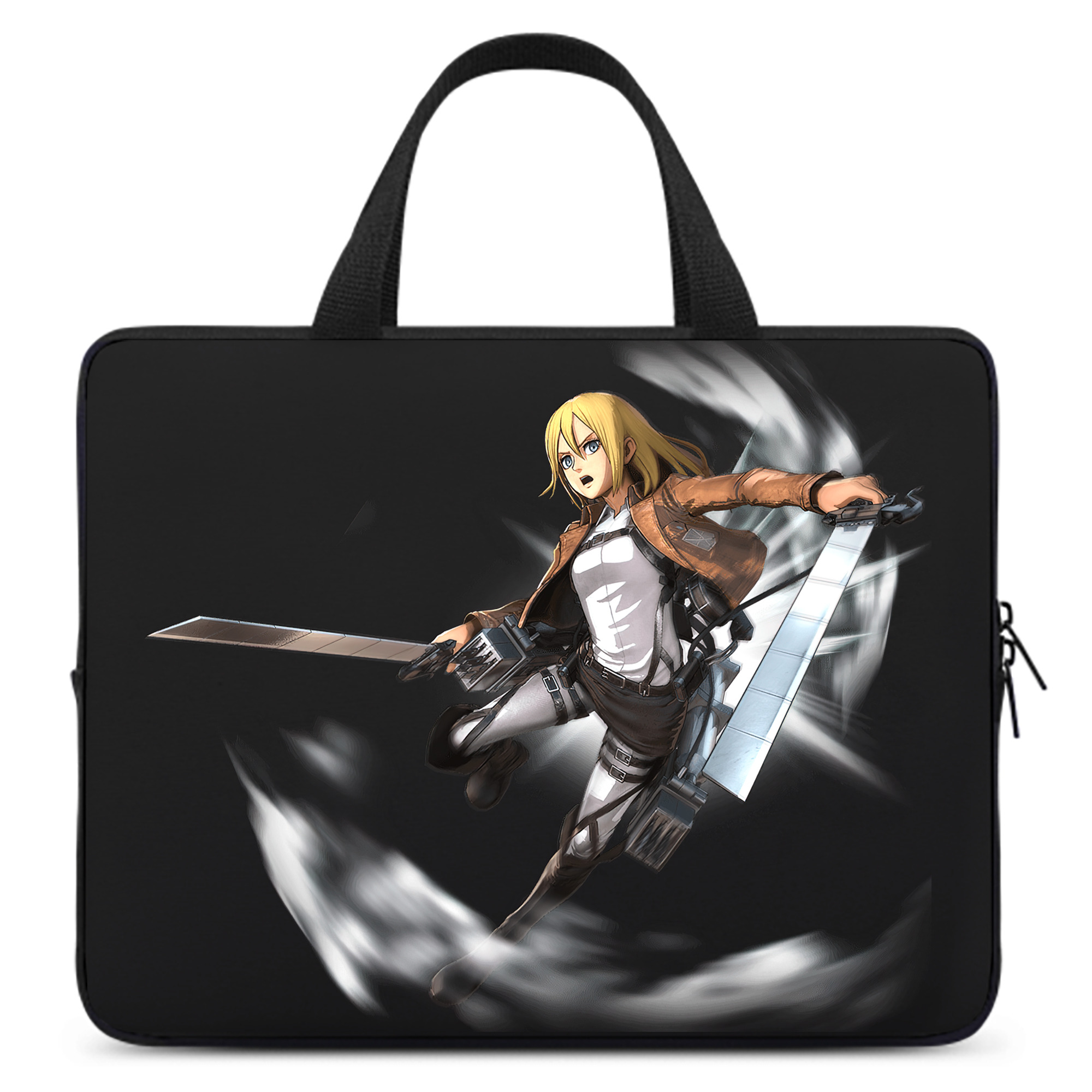 （画像用） 進撃の巨人 クリスタ·レンズ Attack on Titan Christa Lenz 手提げノートパソコンバッグ
