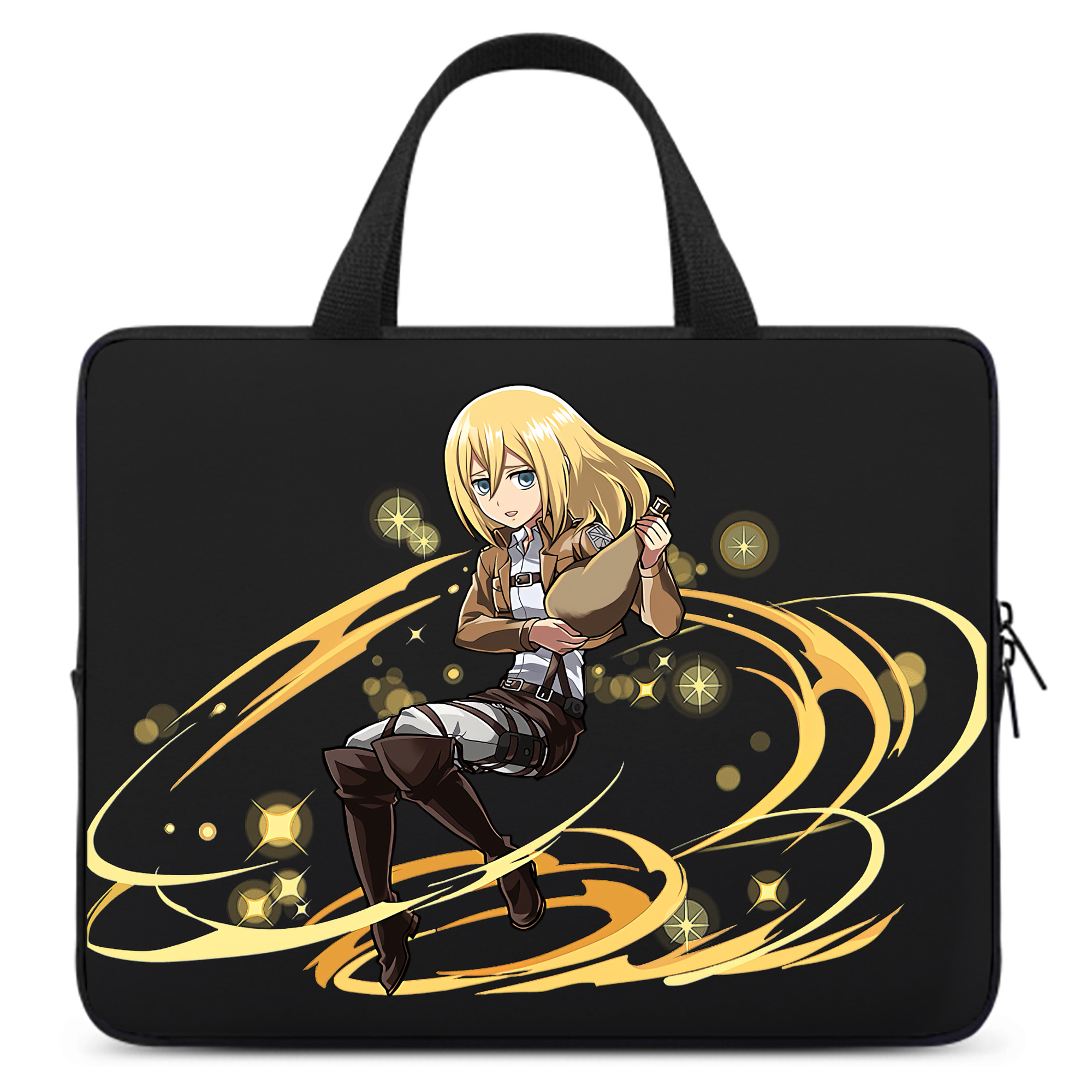 （画像用） 進撃の巨人 クリスタ·レンズ Attack on Titan Christa Lenz 手提げノートパソコンバッグ