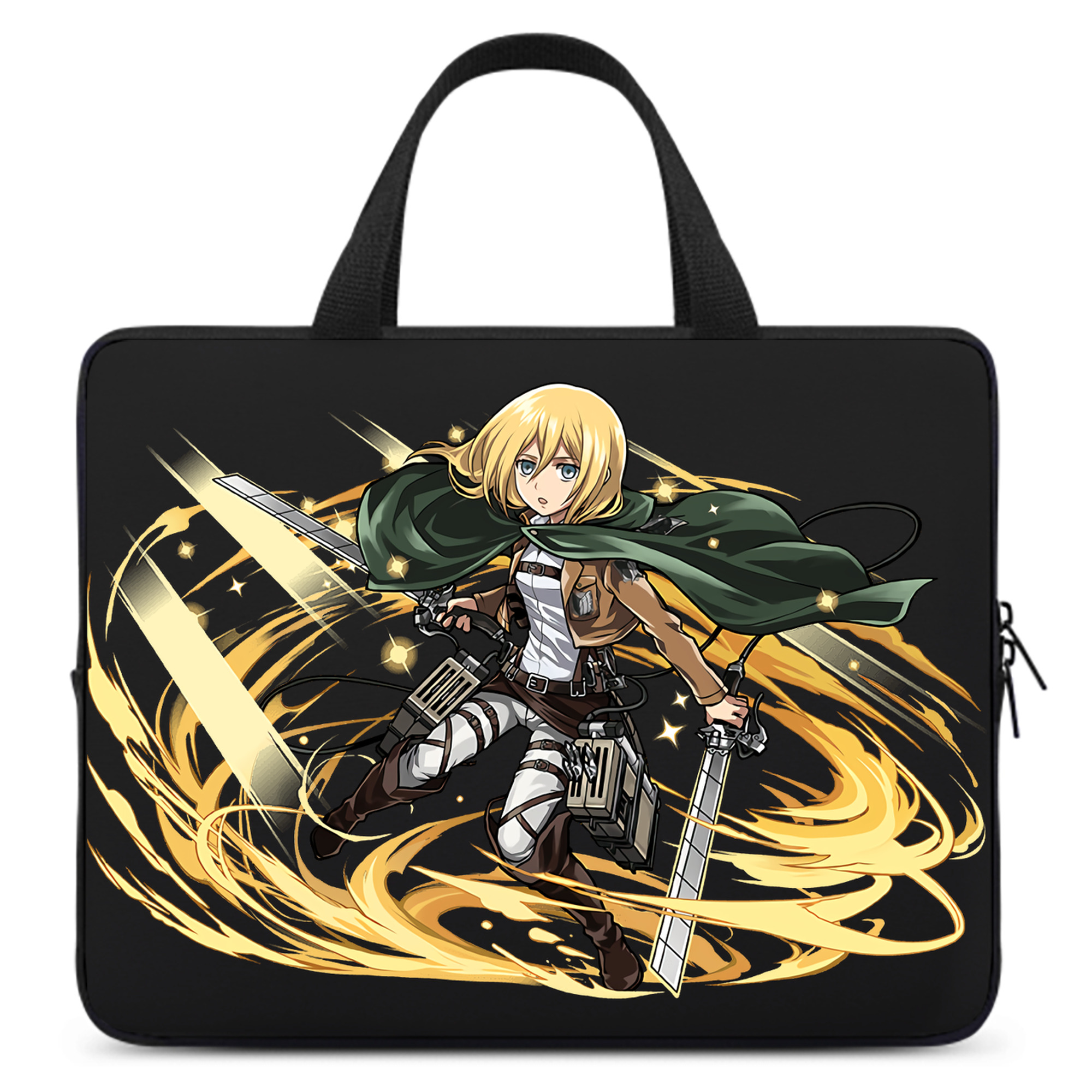 （画像用） 進撃の巨人 クリスタ·レンズ Attack on Titan Christa Lenz 手提げノートパソコンバッグ