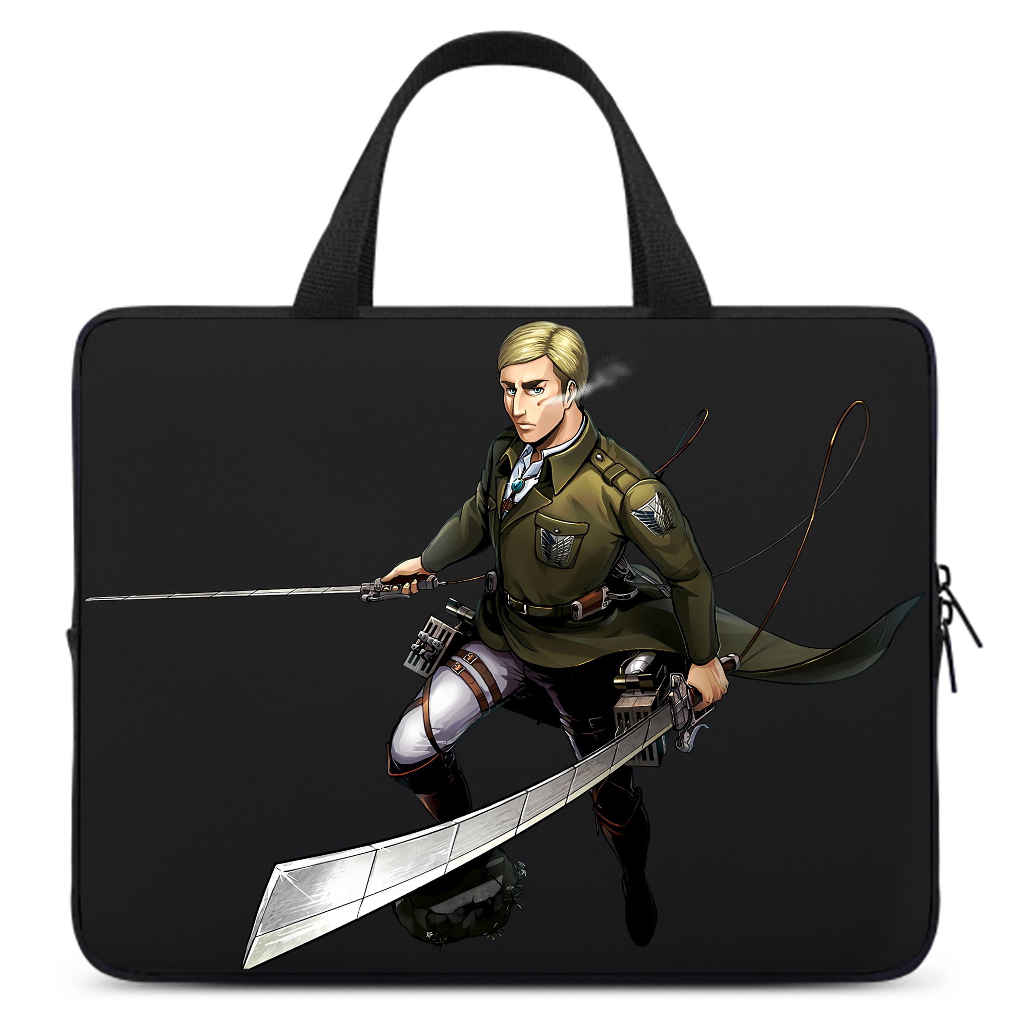 （画像用） 進撃の巨人 エルヴィン・スミス Attack on Titan Erwin Smith 手提げノートパソコンバッグ