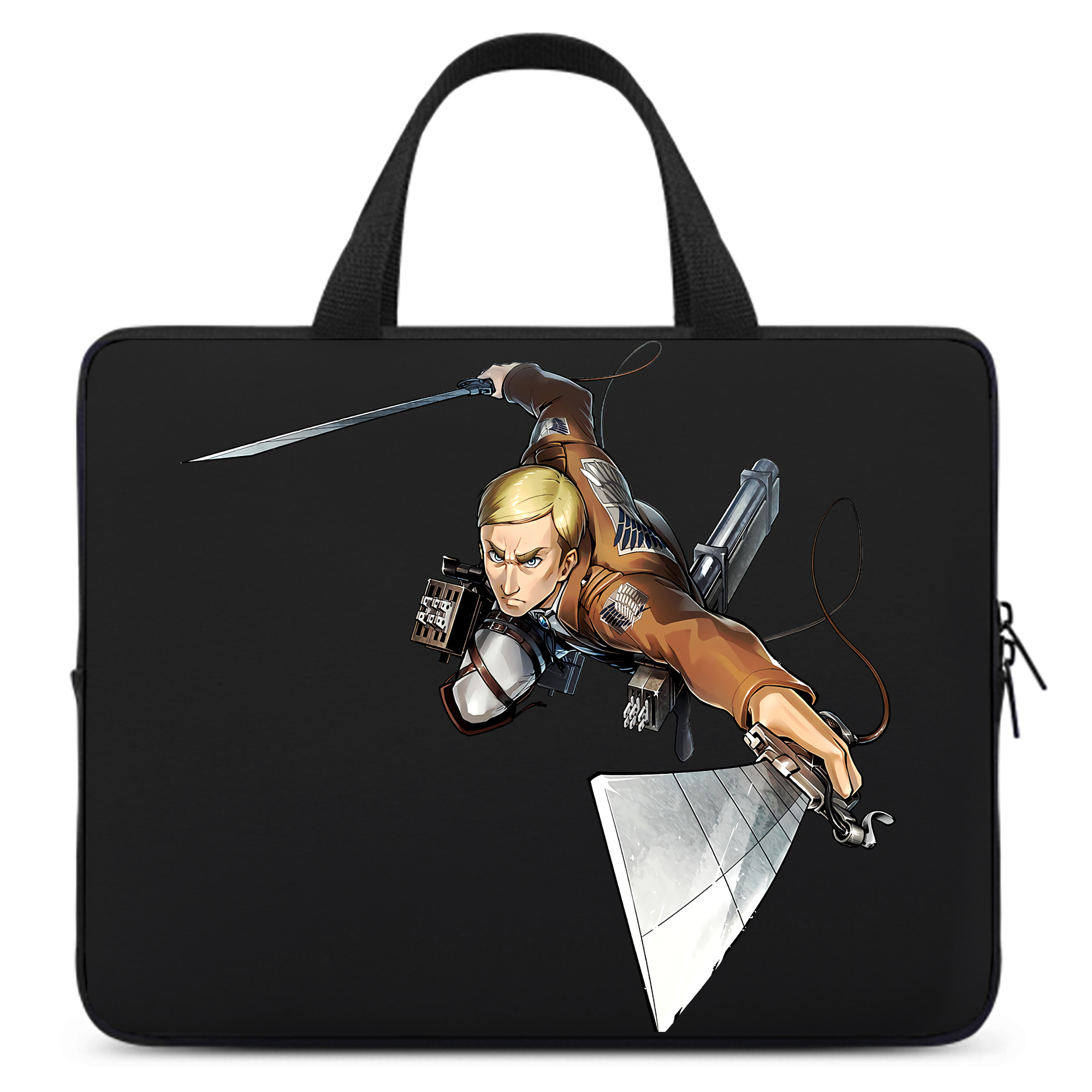 （画像用） 進撃の巨人 エルヴィン・スミス Attack on Titan Erwin Smith 手提げノートパソコンバッグ