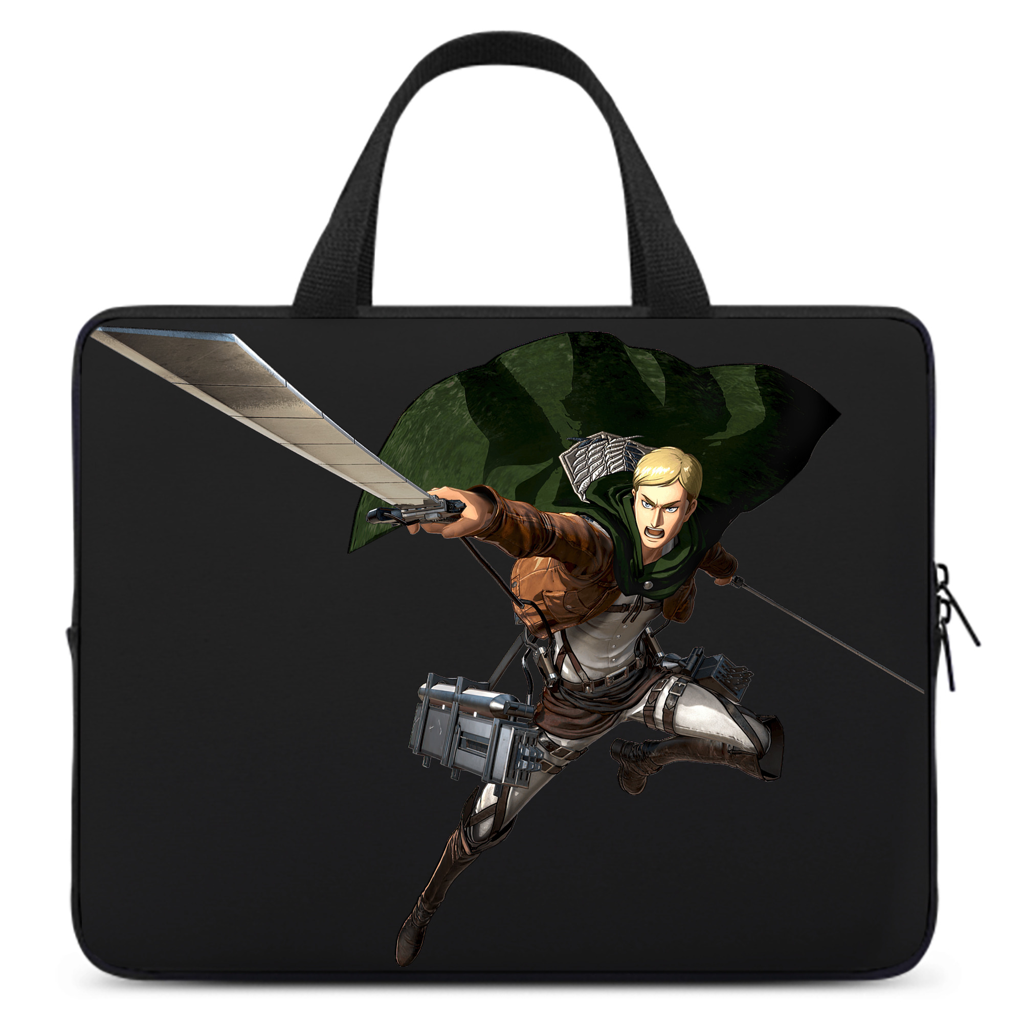 （画像用） 進撃の巨人 エルヴィン・スミス Attack on Titan Erwin Smith 手提げノートパソコンバッグ
