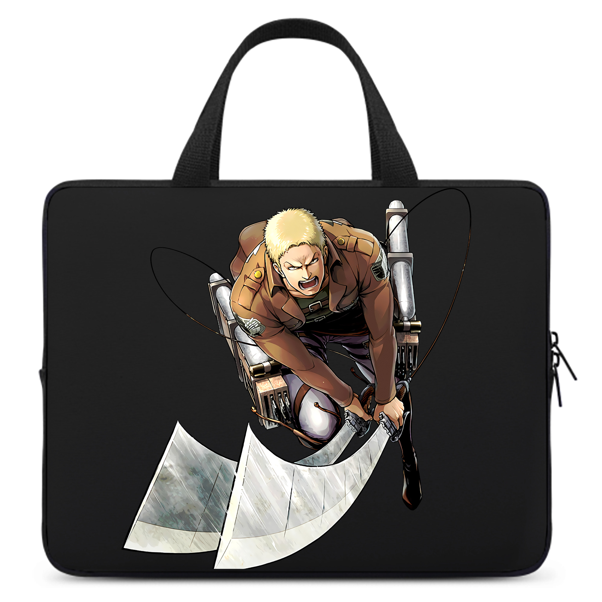 （画像用） 進撃の巨人 ライナー・ブラウン Attack on Titan Reiner Braun 手提げノートパソコンバッグ